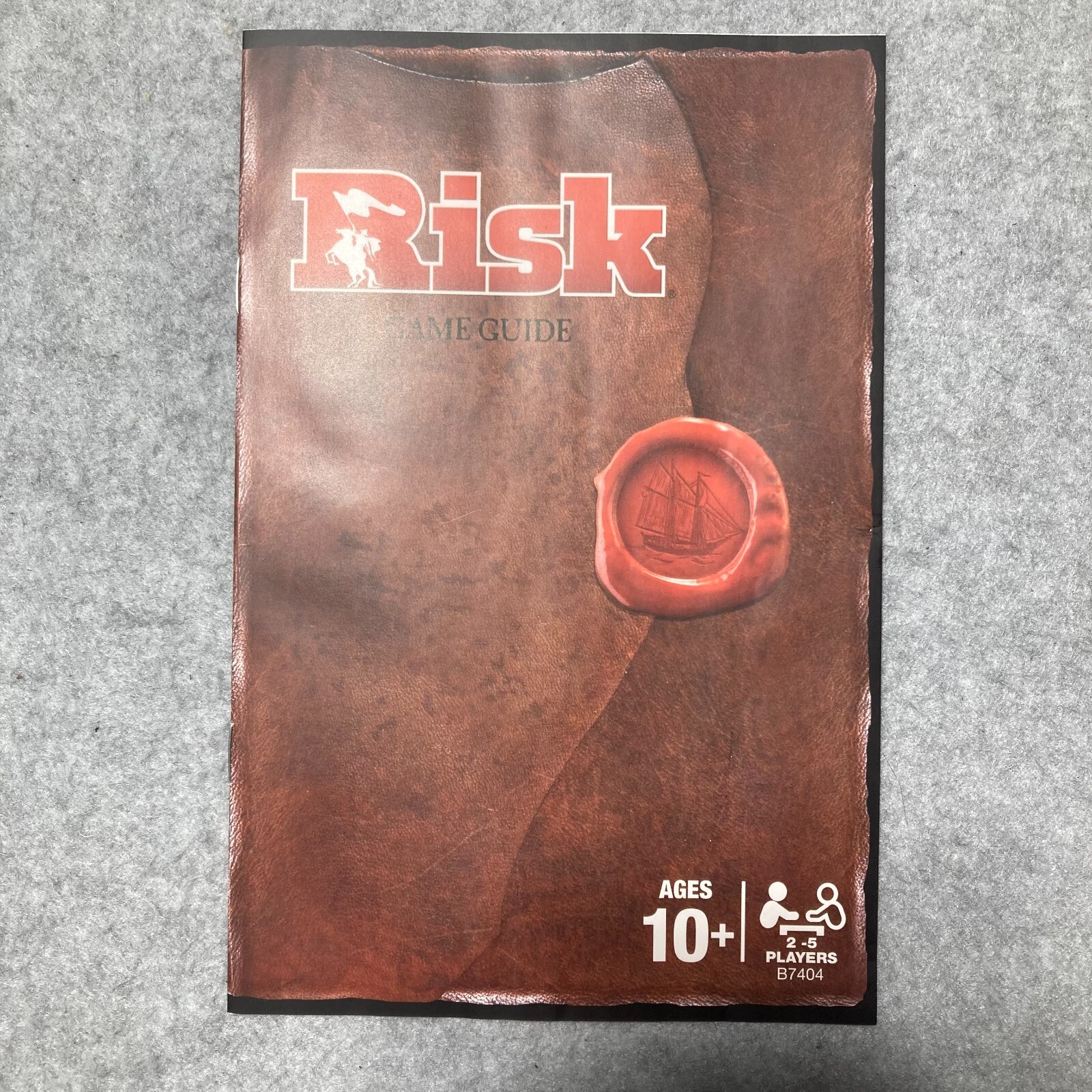 Risk Board Game by Hasbro 2015 Parts Replacement Instruction Manual Only