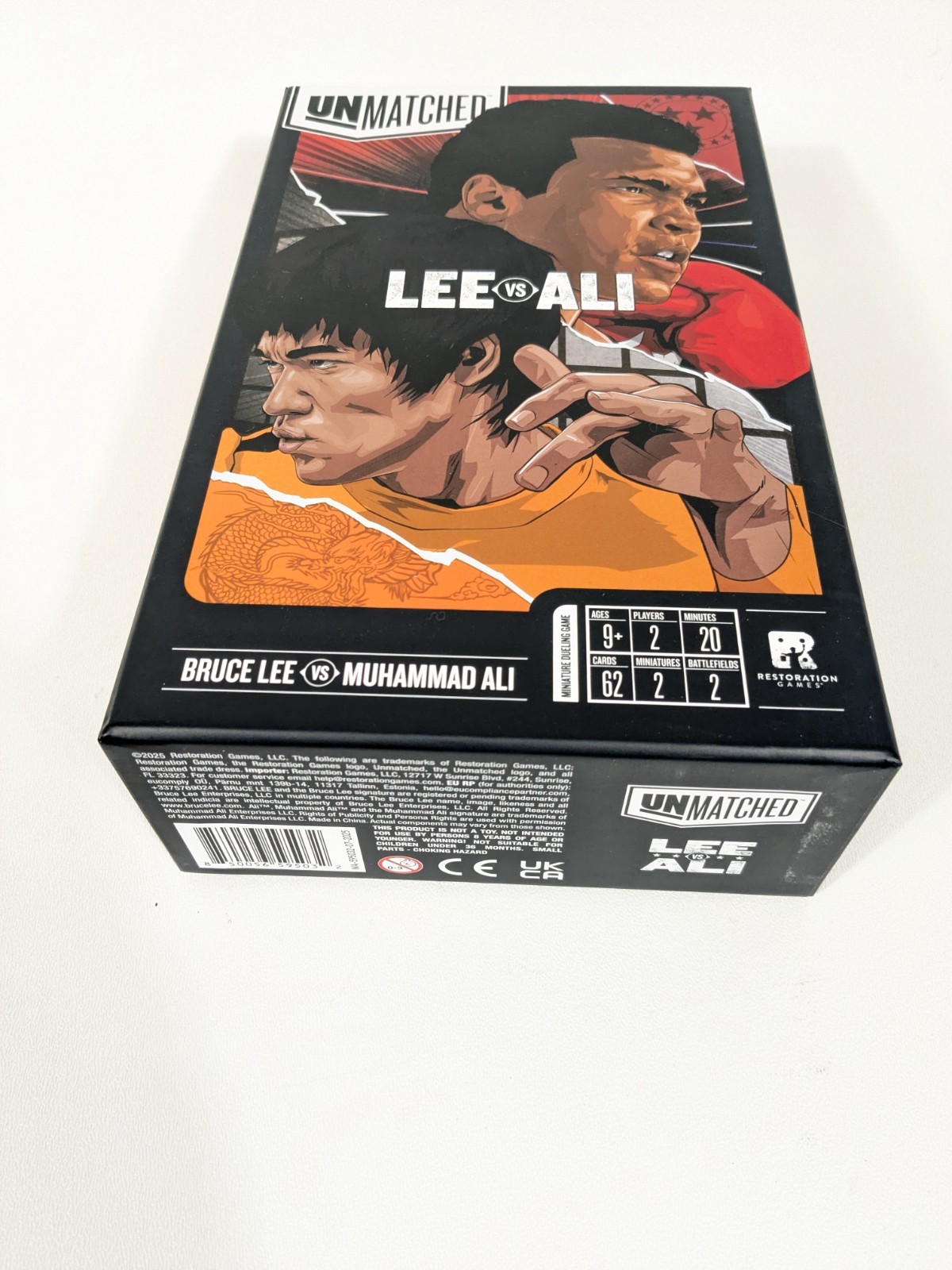 Unmatched Lee vs Ali Box Only + Insert No Parts Just Box Great Art!