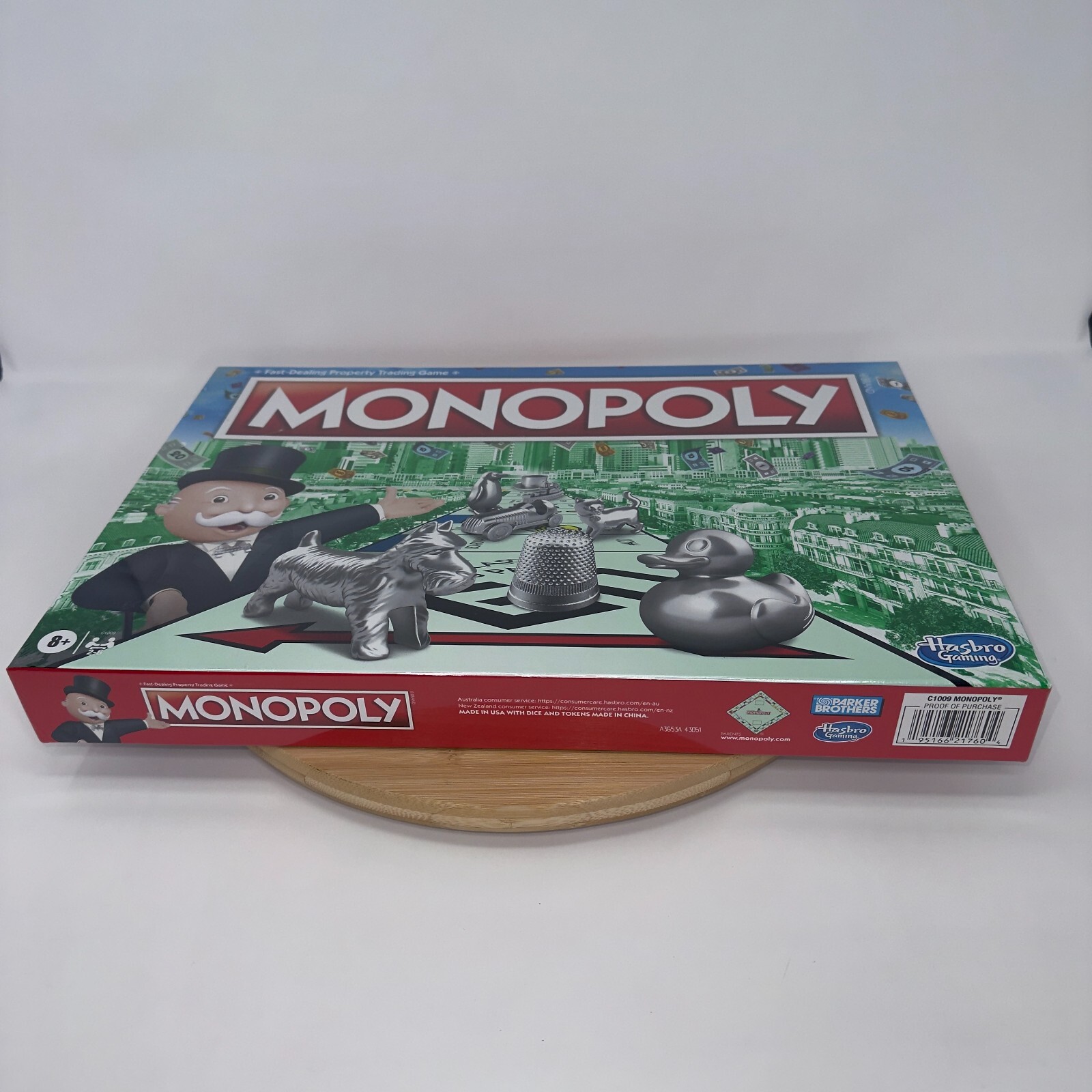 Hasbro MONOPOLY Strategy Modern Board Game For 2-6 Player Buy, Sell, Dream C1009