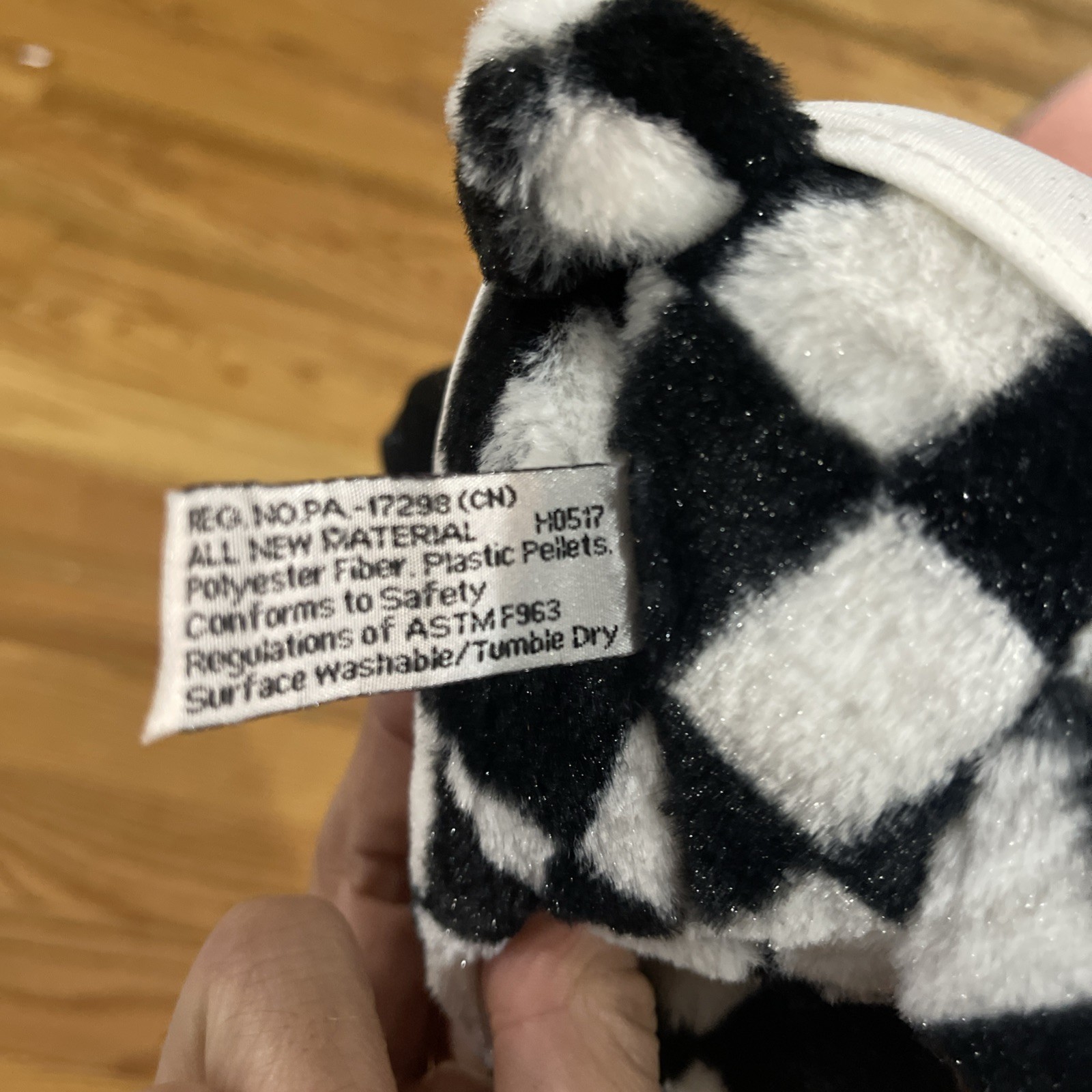Checkers Bear. Cartoon Network Rare- Still Has Tags Attached.