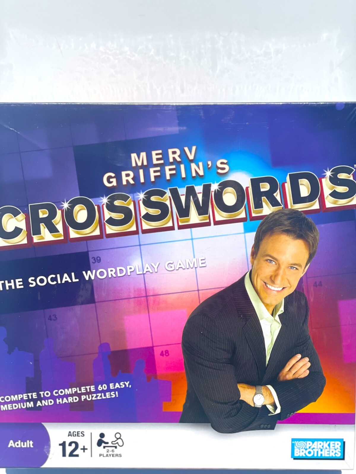 Merv Griffin’s Crosswords Board Game NEW/SEALED Social Wordplay 2008 free ship