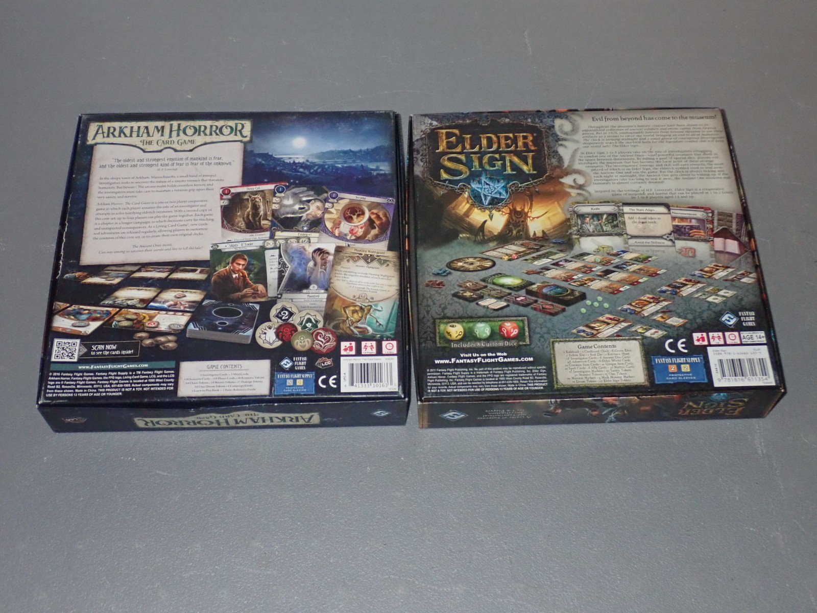 Arkham Horror The Card Game + Elder Sign Arkham Files
