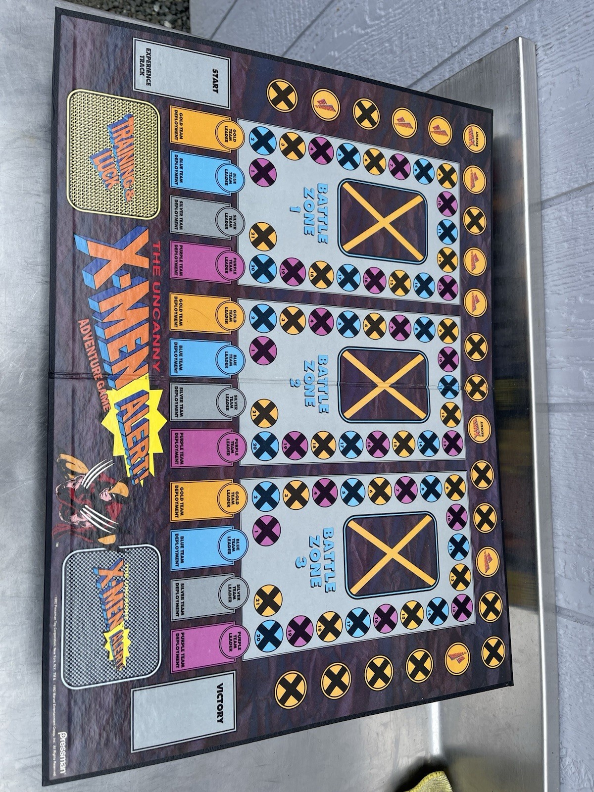 Vintage Marvel The Uncanny X-Men Alert Adventure Game 1992 -Complete