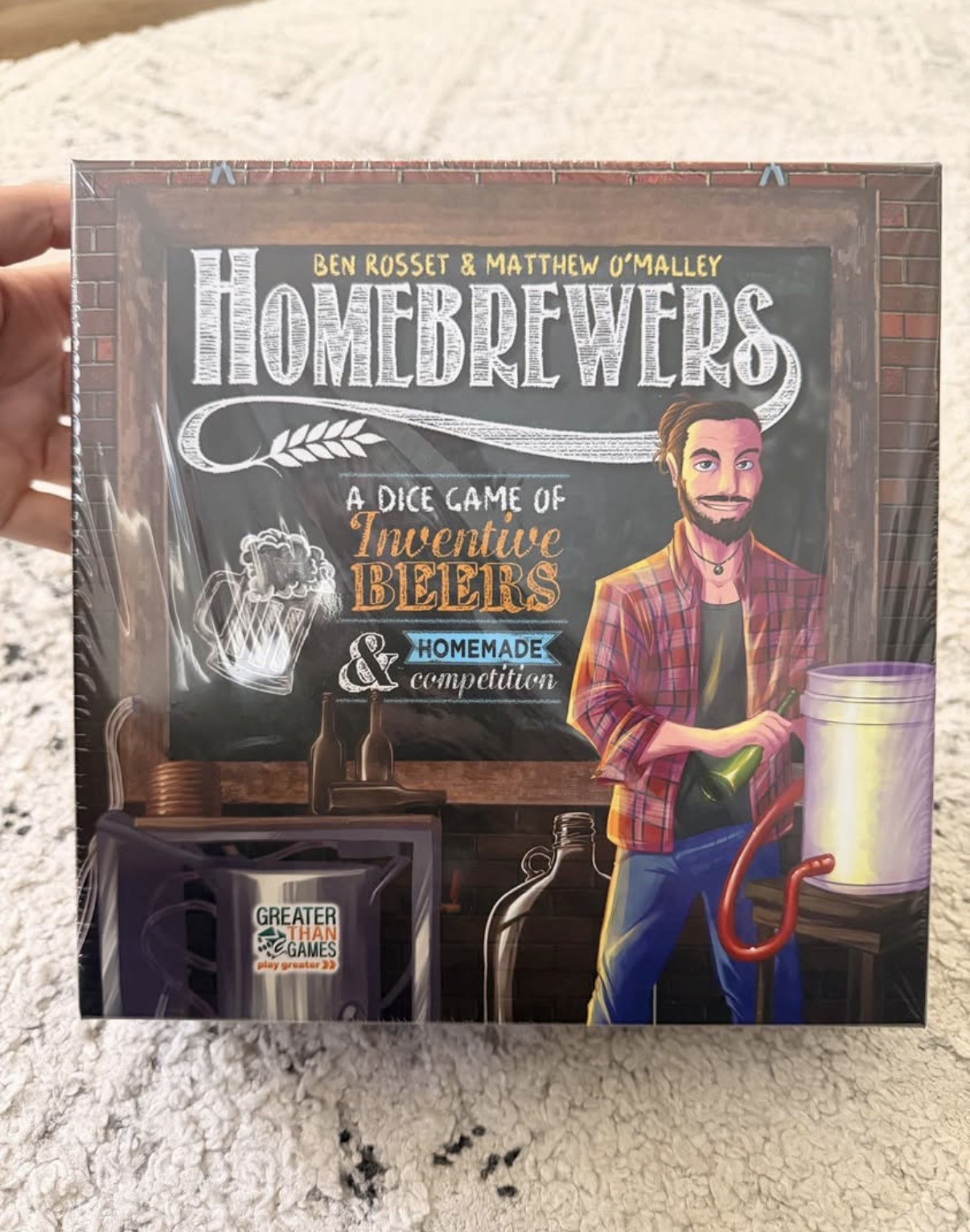 Homebrewers: A Dice Game Of Inventive Beers Greater Than Games New/Sealed