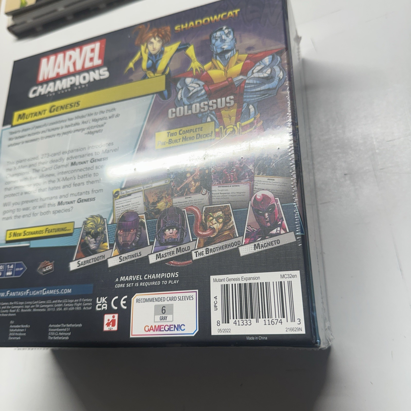 Mutant Genesis Marvel Champions Expansion NIS NIB Sabertooth Sentinels Magneto