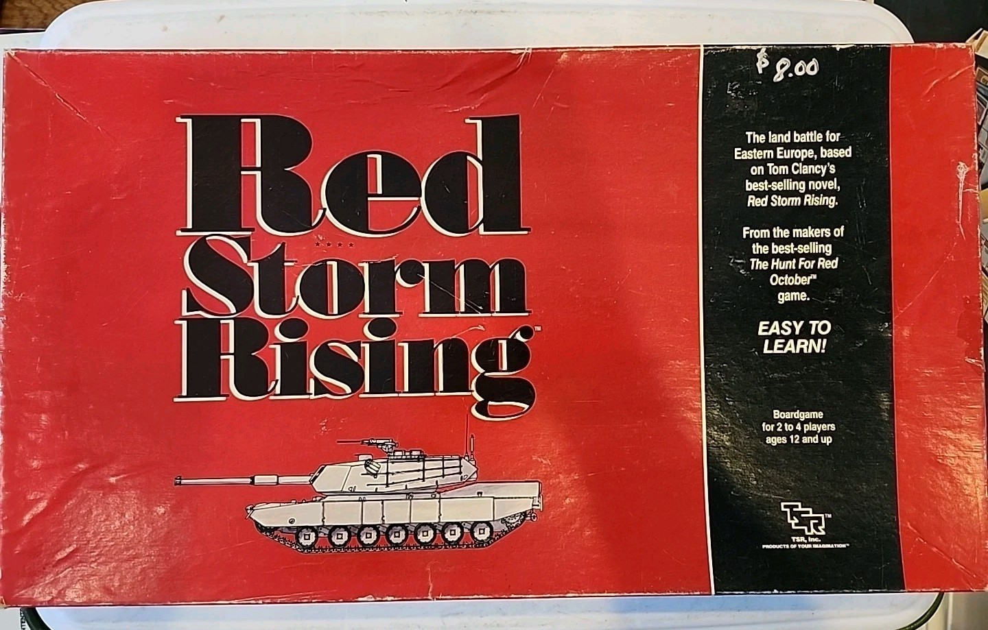 RED STORM RISING War Strategy Board Game Tom Clancy Complete 1989 READ