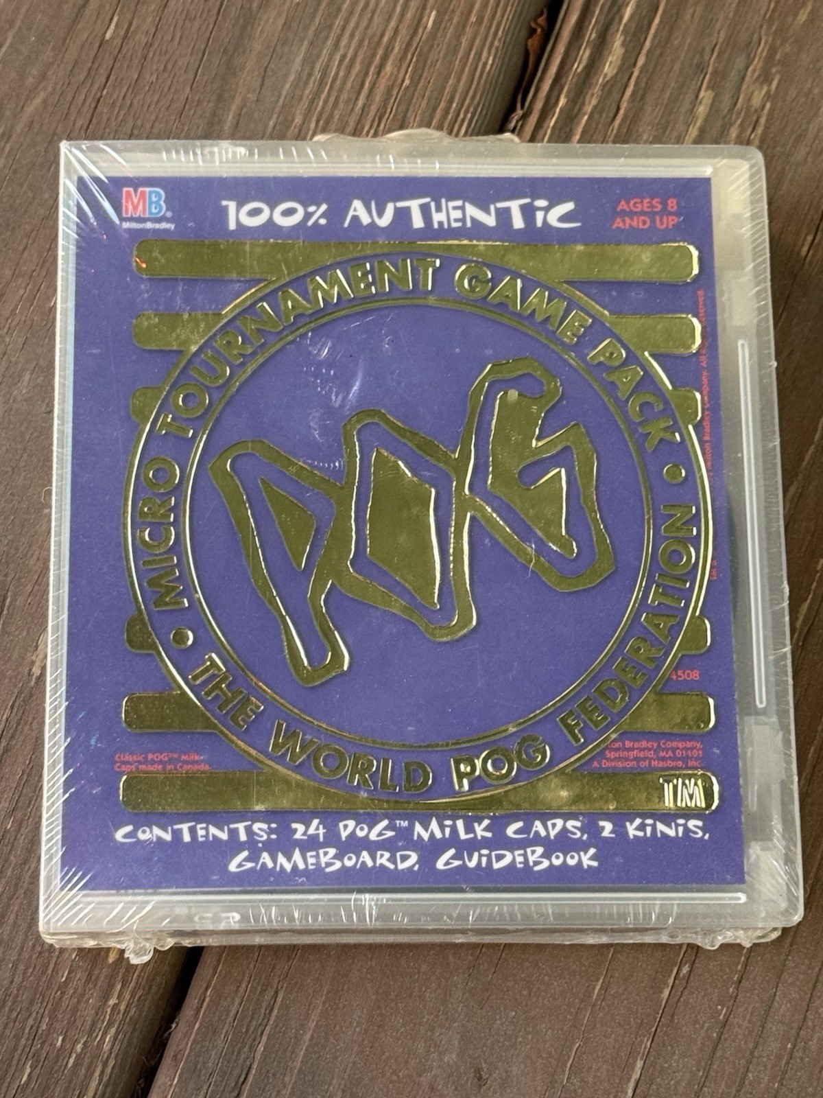 VTG Sealed New 1995 The World POG Federation Micro Tournament Game Pack MB