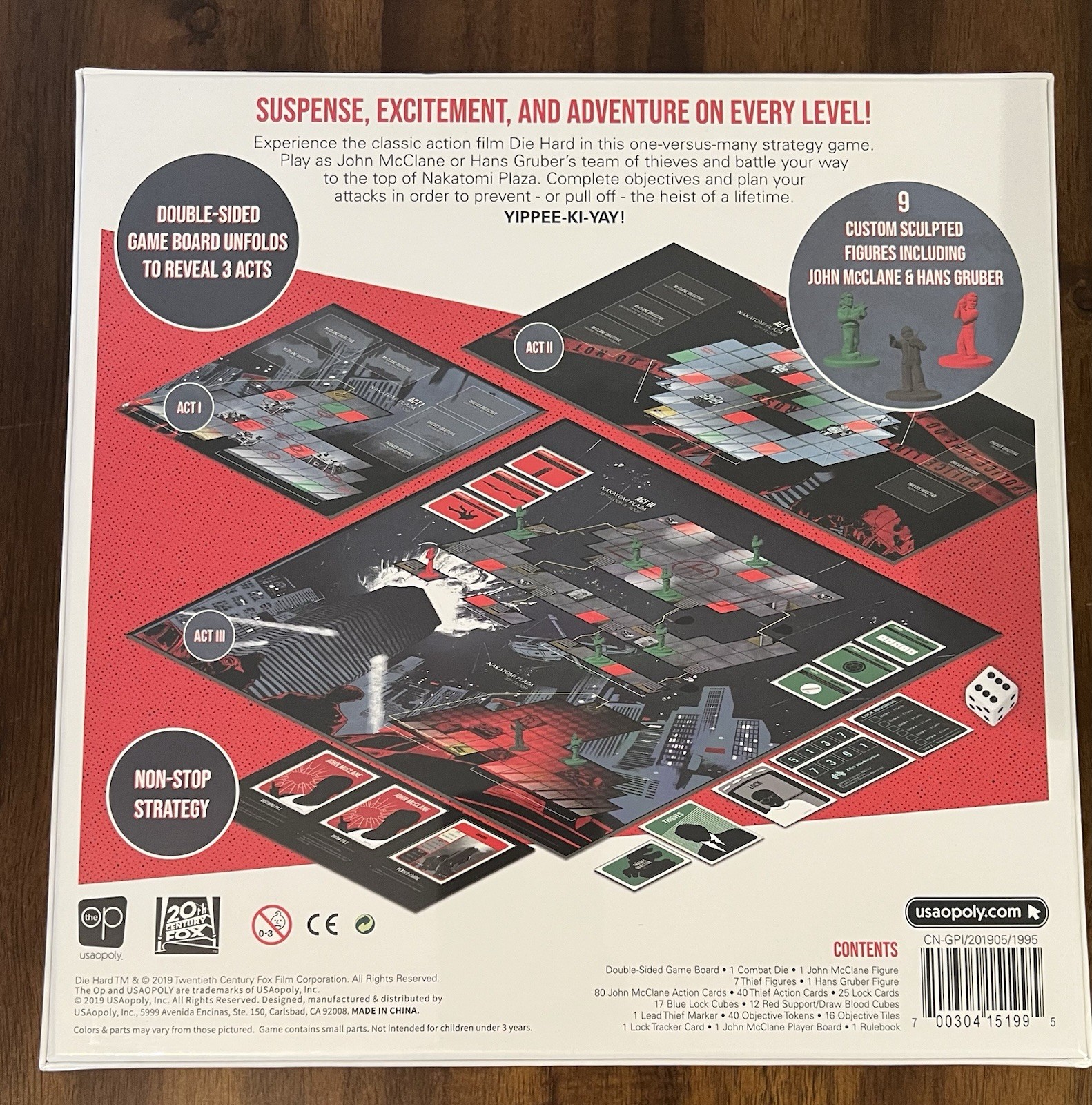 Die Hard The Nakatomi Heist Board Game NEW SEALED
