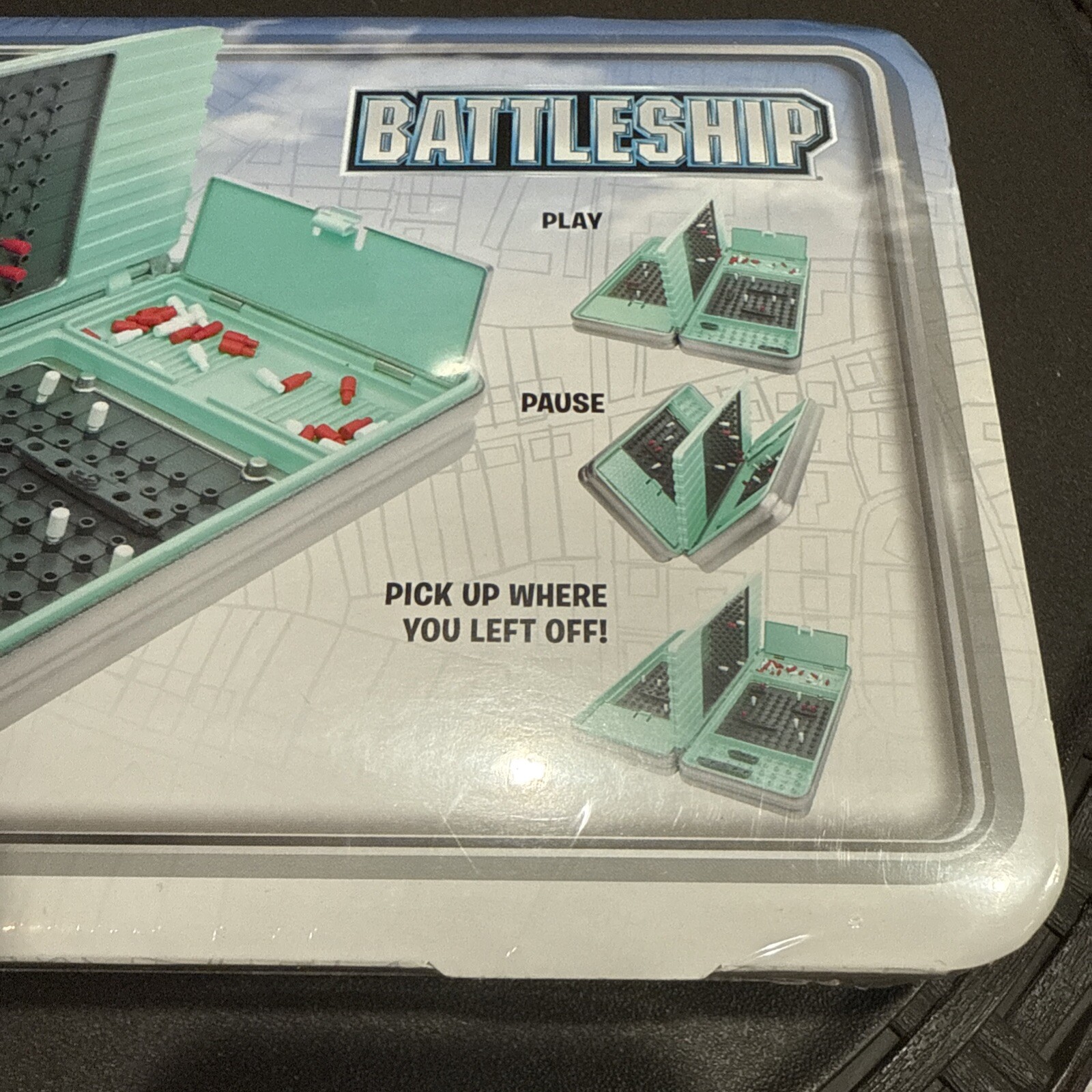 Hasbro Battleship Classic Board Game Road Trip Travel Edition 2-4 Players NIB
