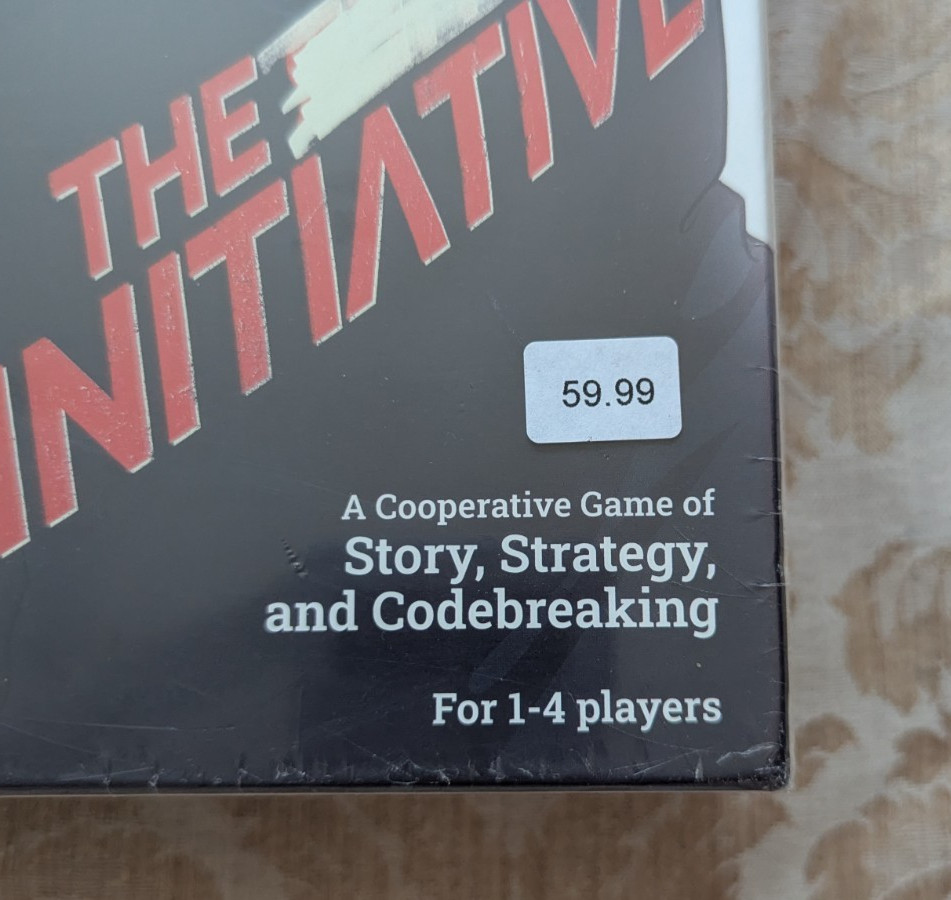 The Initiative – Cooperative Game Board (Unexpected Games) NEW 1-4 players