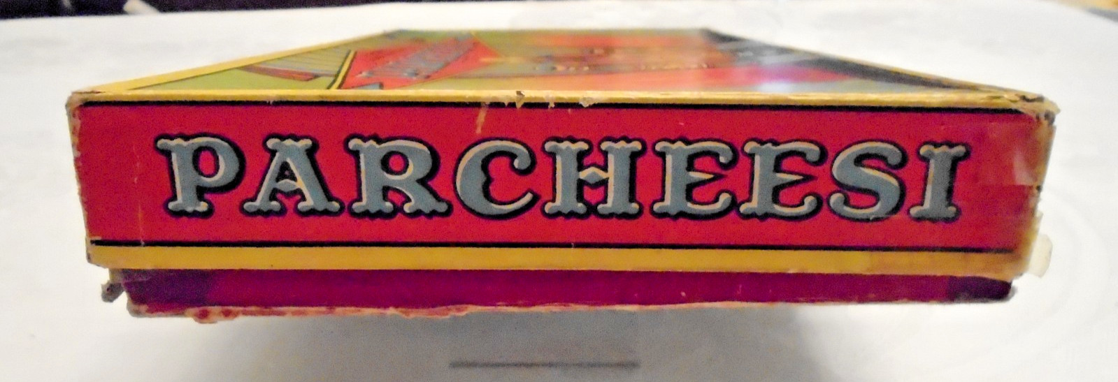 Antique PARCHESESI A Royal Game of India Selchow &Righter Co. NY TM1874 Original