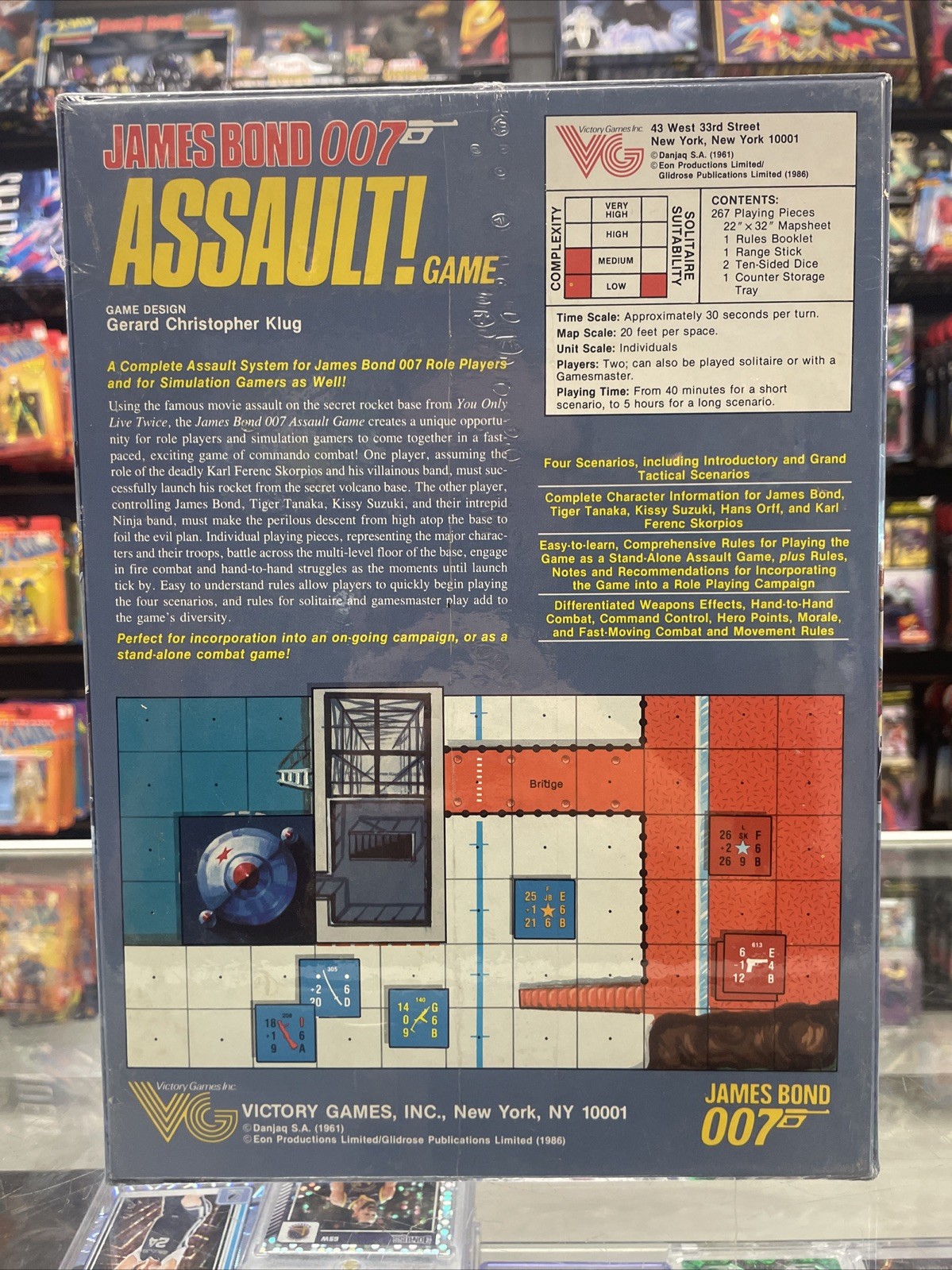 James Bond 007 – Assault Game! by Victory Games Inc. 1986 – Sealed with Tears