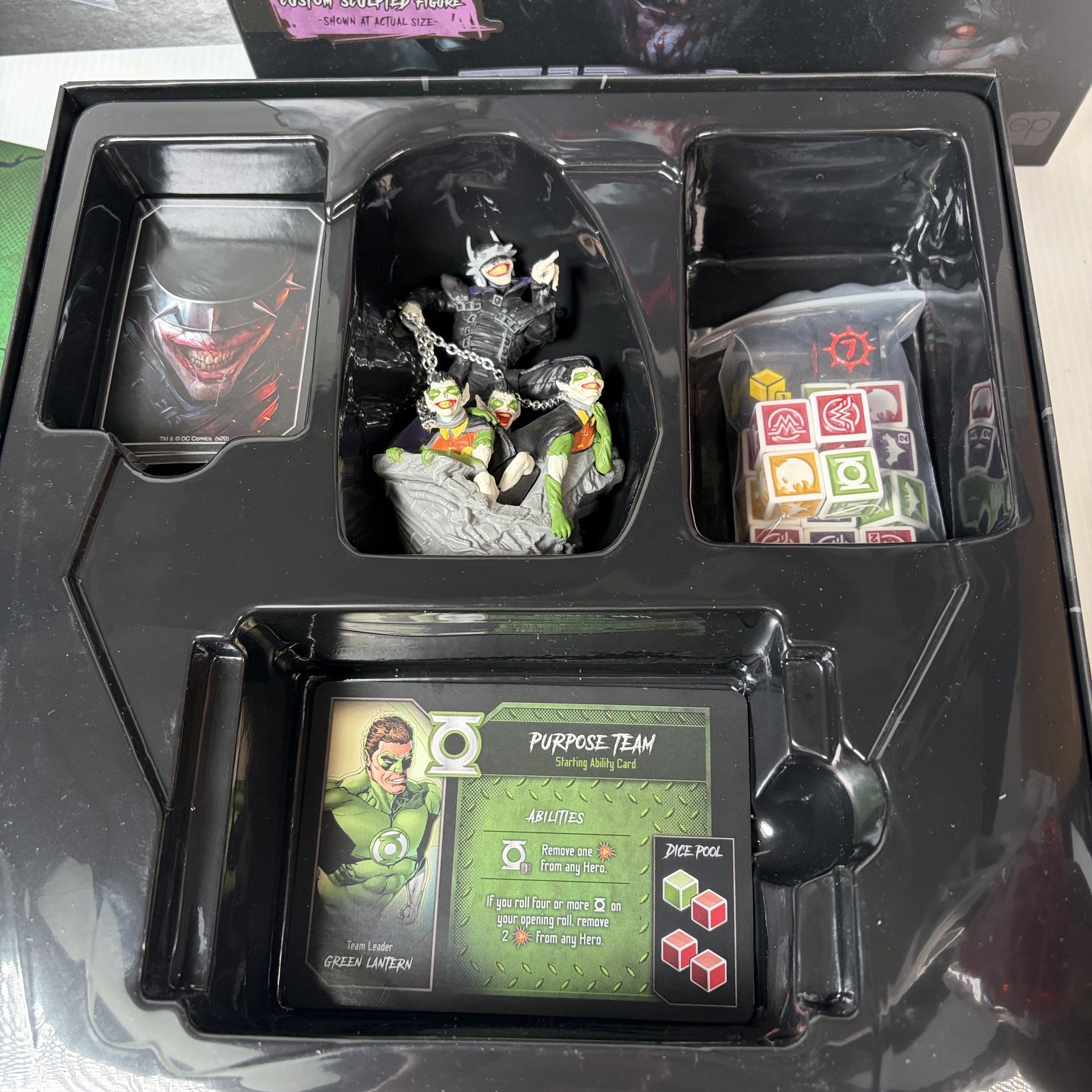 The Batman Who Laughs Rising Board Game DC Comics Cooperative w/ Figures