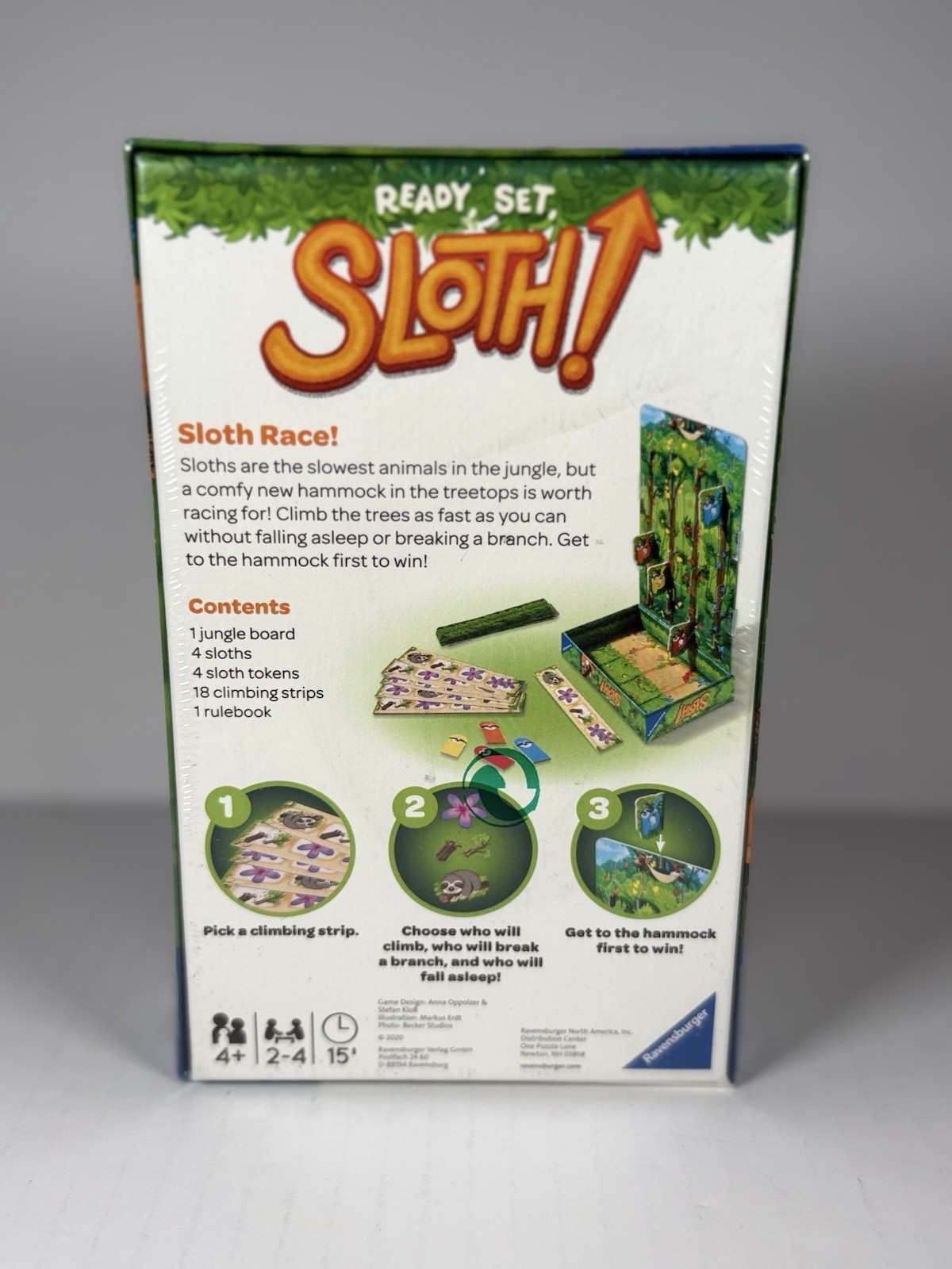 Ravensburger Ready Set Sloth! Game Brand New Sealed (Big Little Game)