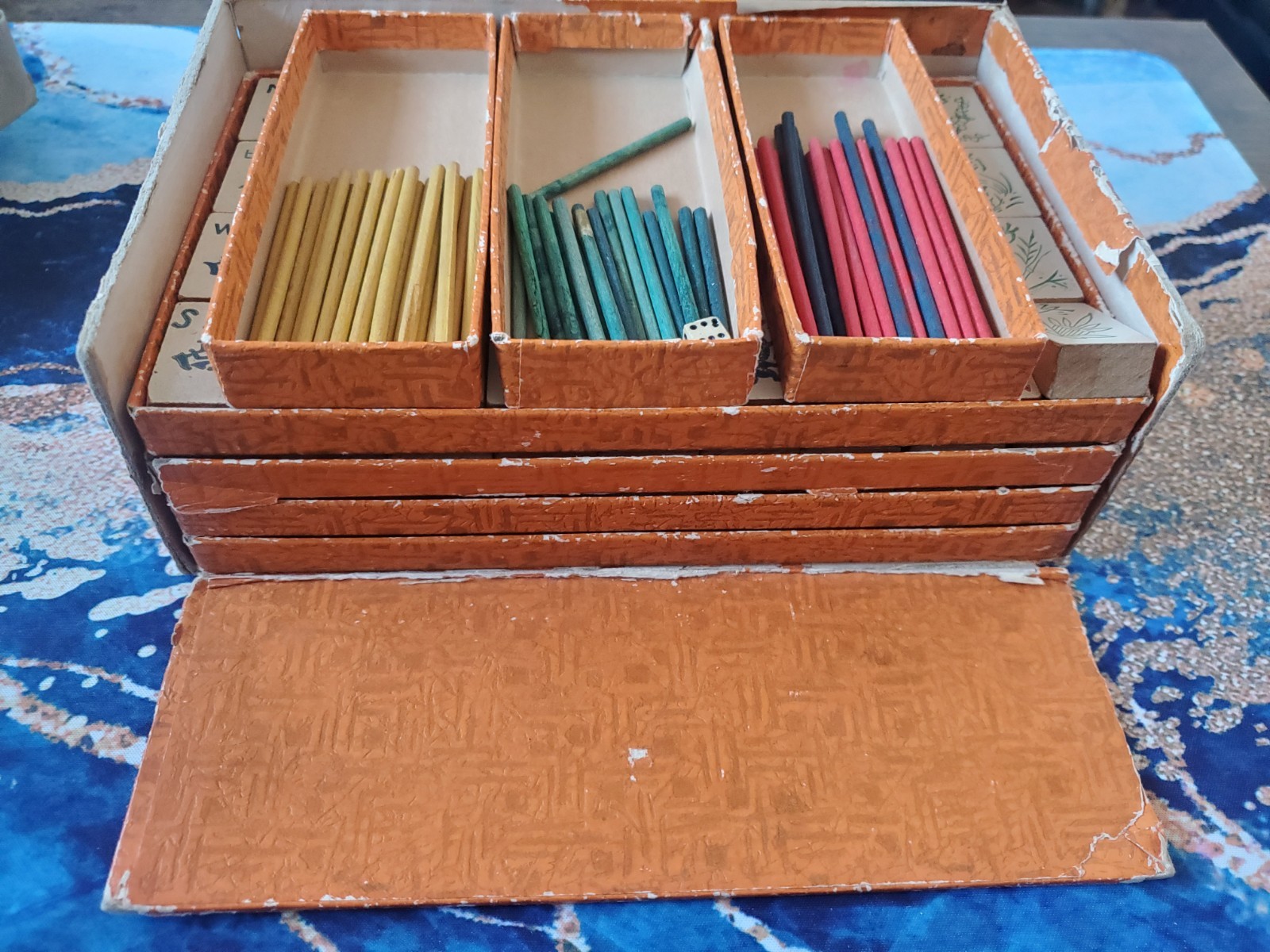 Rare Vintage 1920s Hillson’s Chinese Game of Ma Chiang (Mahjong)