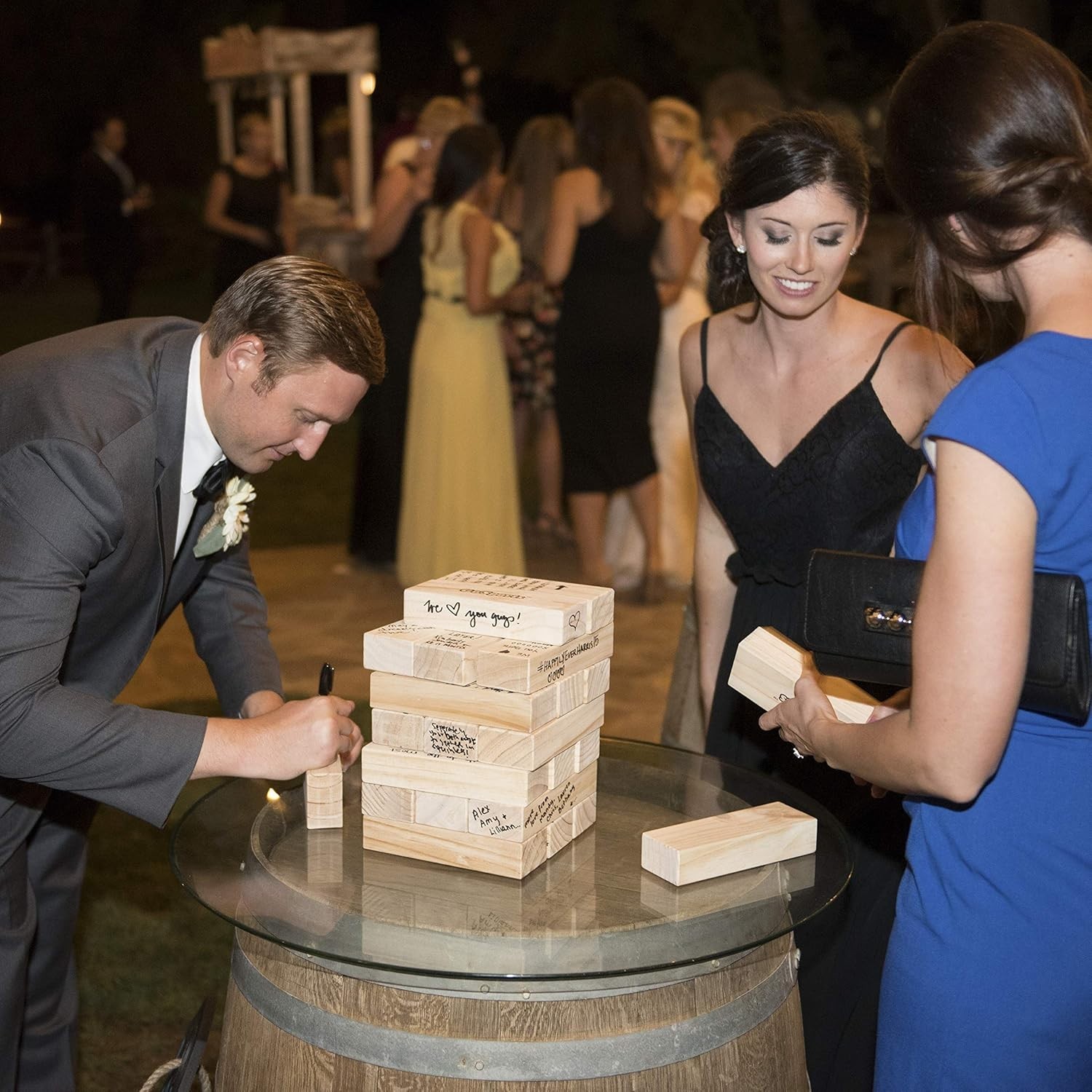 Engaging Giant Wooden Stacking Tower – Versatile Designs & Custom Rules