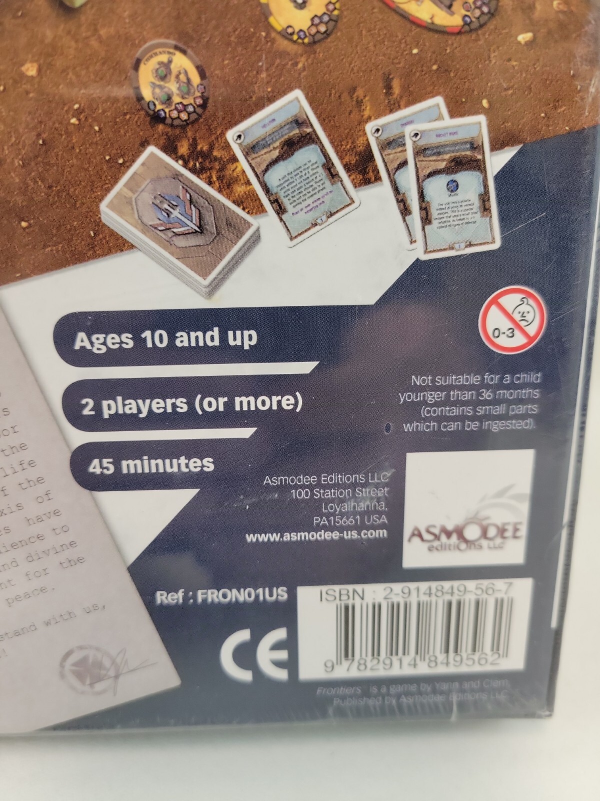 Frontiers Liberty or Death Strategy Board Game – Brand New Sealed – Asmodee