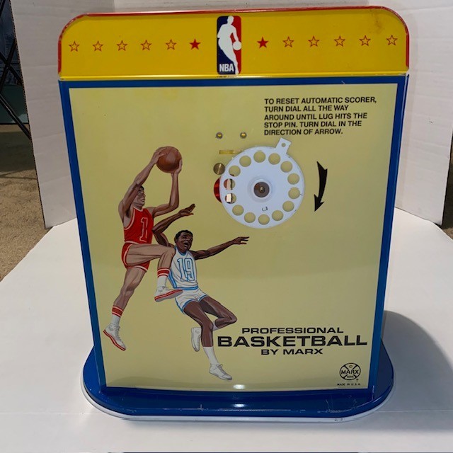 1971 MARX Toys #6230 Official NBA Set Shot Basketball Shooting Game RARE w/ Box