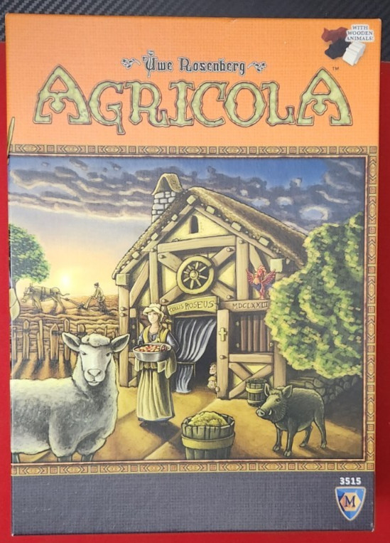 Agricola Strategy Farming Board Game by Mayfair Games 2016 Complete NM/VG