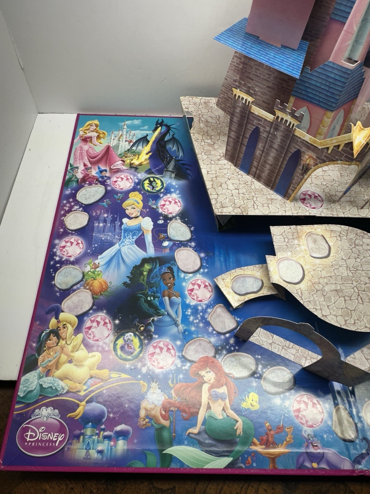 Disney Princess Pop Up Magic Castle Board Game board ONLY