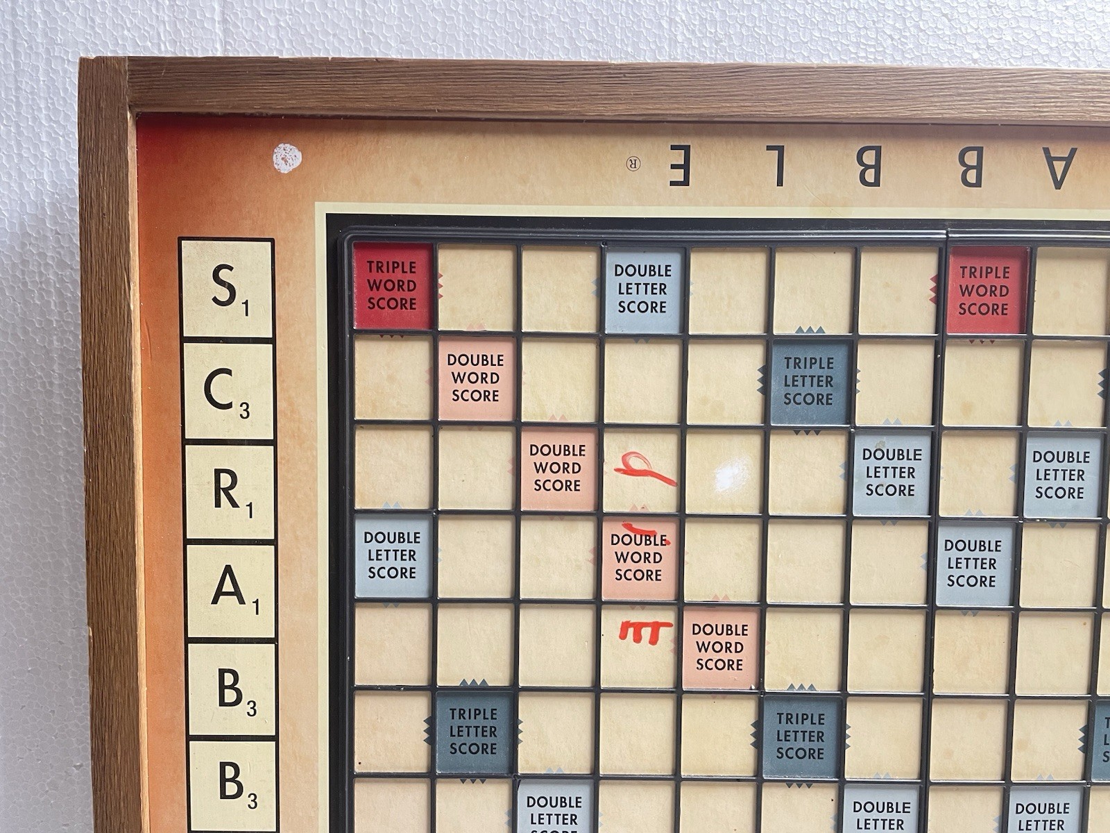 Scrabble Board Lazy-Susan LARGE – Restoration Hardware – Vintage Deluxe RH 26×26