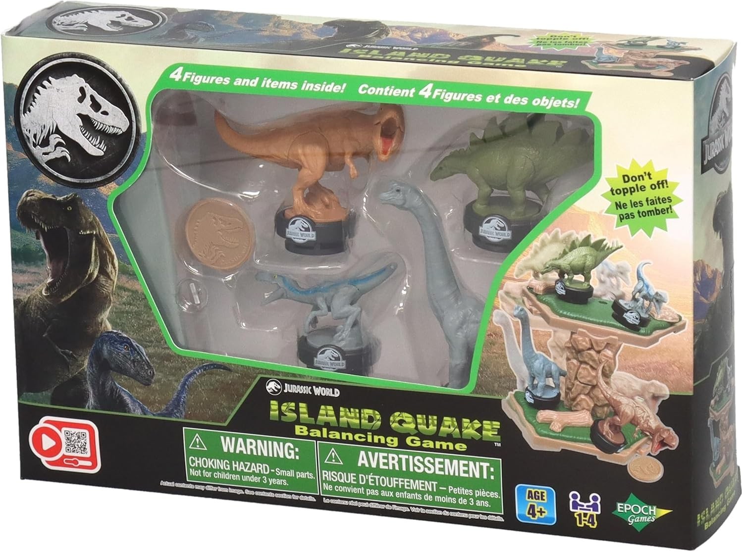 Adventure Awaits! Jurassic World Island Quake Balancing Game for Creative Play