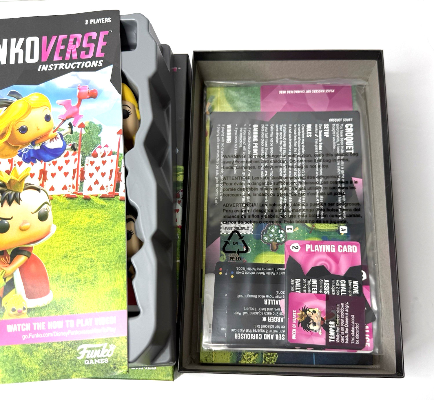 Pop! Funkoverse Strategy Game Disney Alice In Wonderland 100 Ages 10+ 2 Players