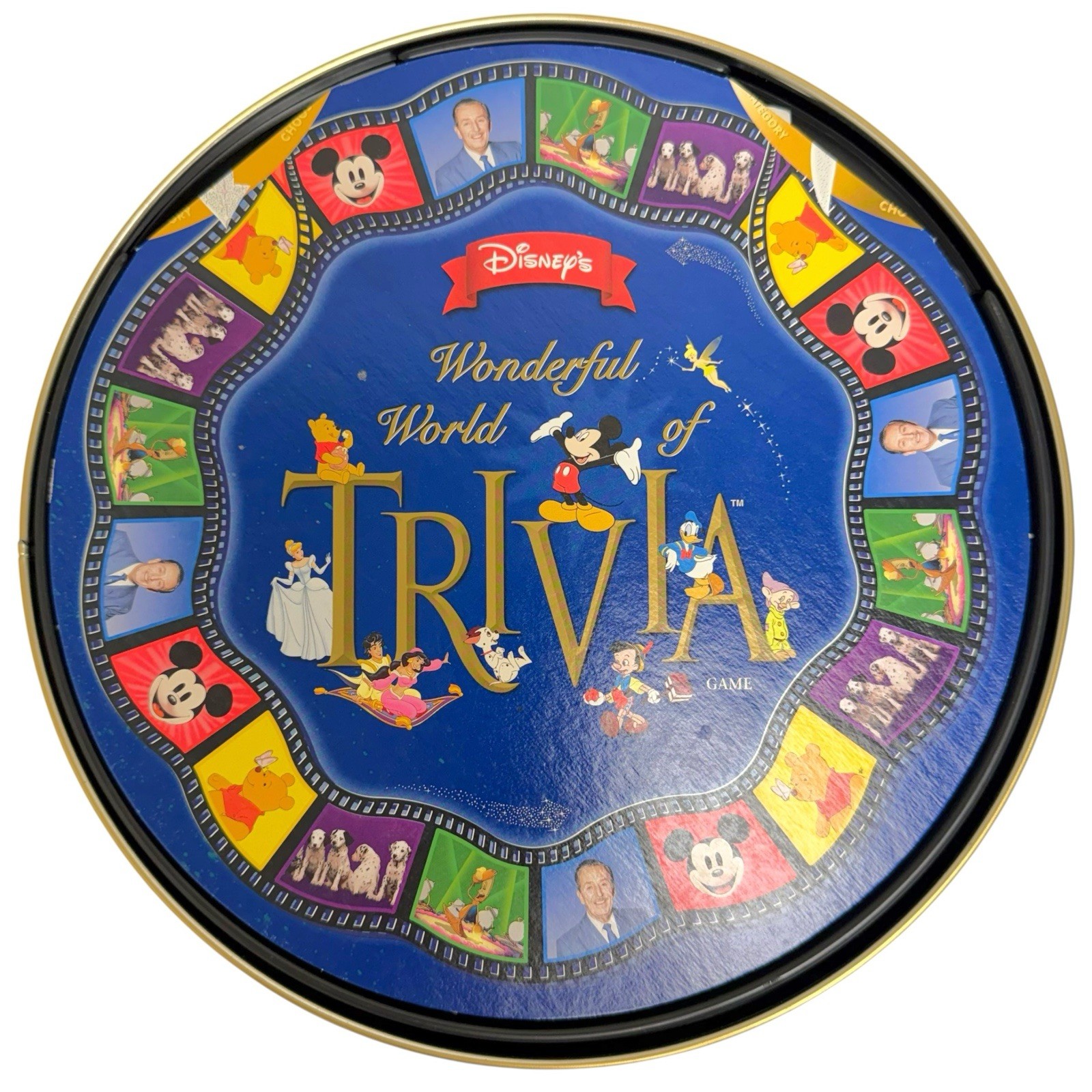 Vintage 1997 Disney “The Wonderful World of Disney Trivia Game” Board Game w/Box
