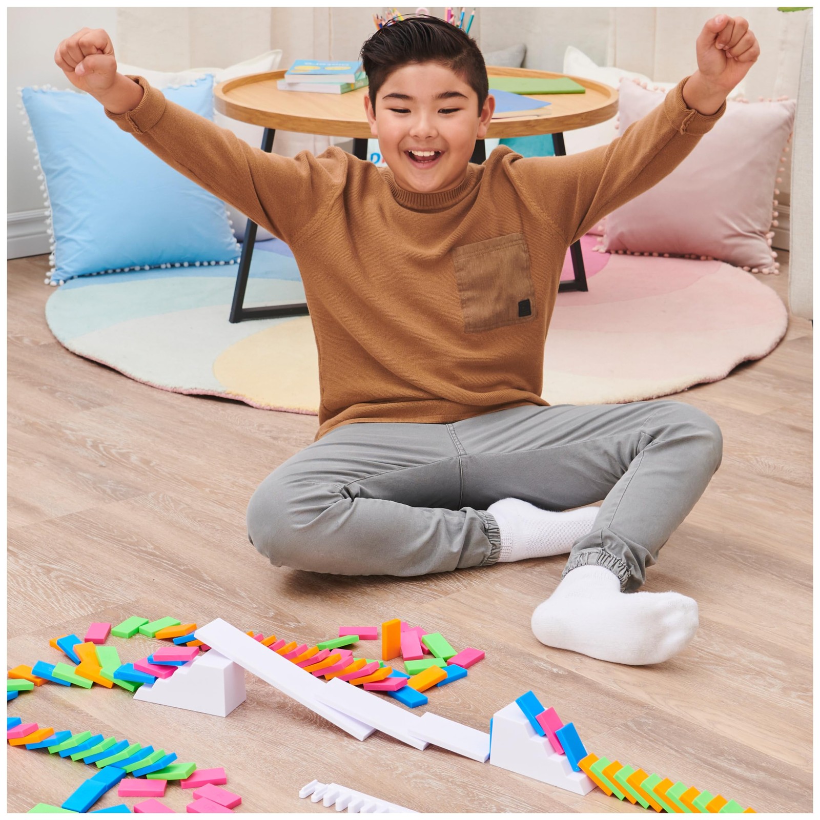 Spin Master Games, Lily Hevesh H5 Domino Creations 100-Piece One Size, Neon