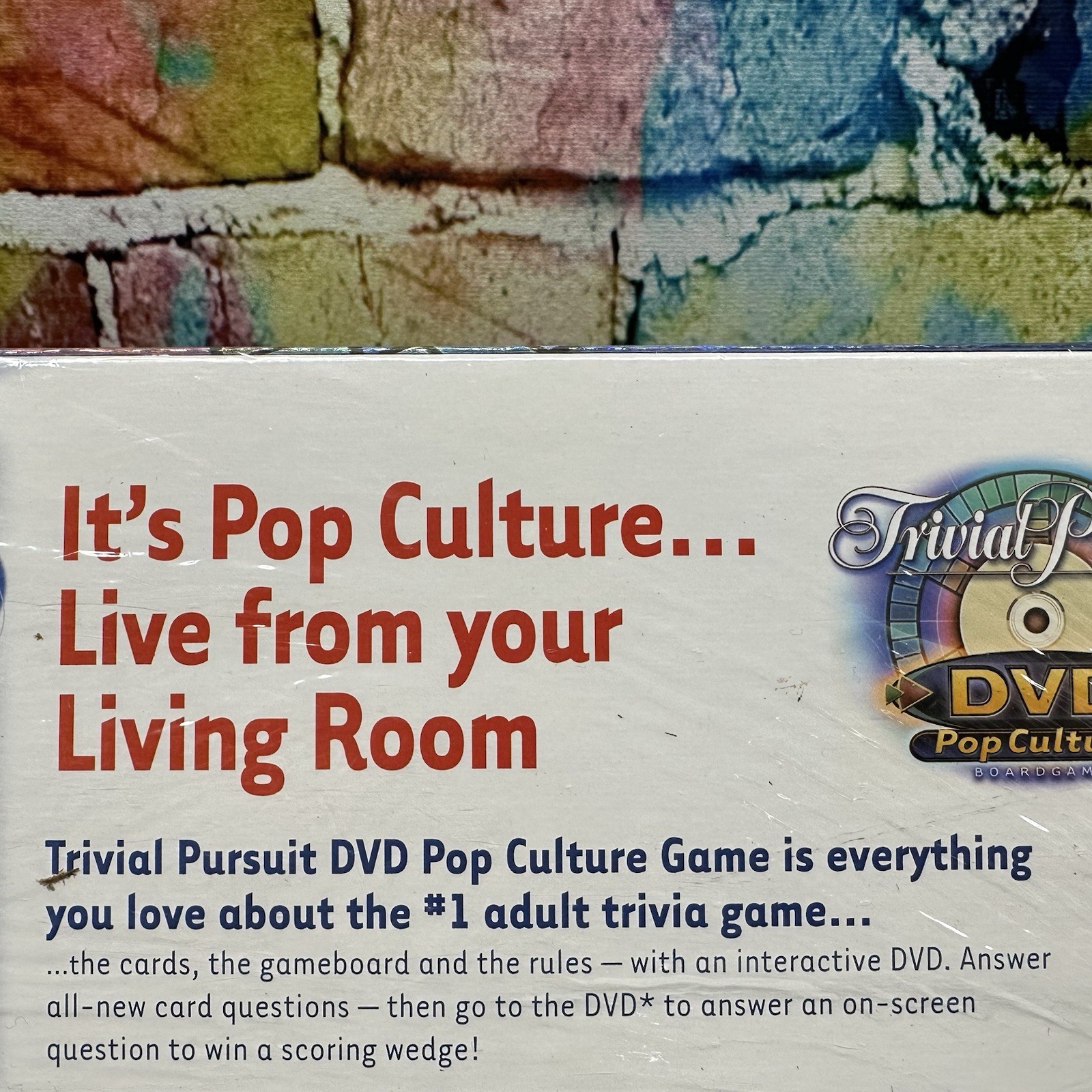 Trivial Pursuit DVD Pop Culture Board Game Adults Party Family Fun Sealed NEW!