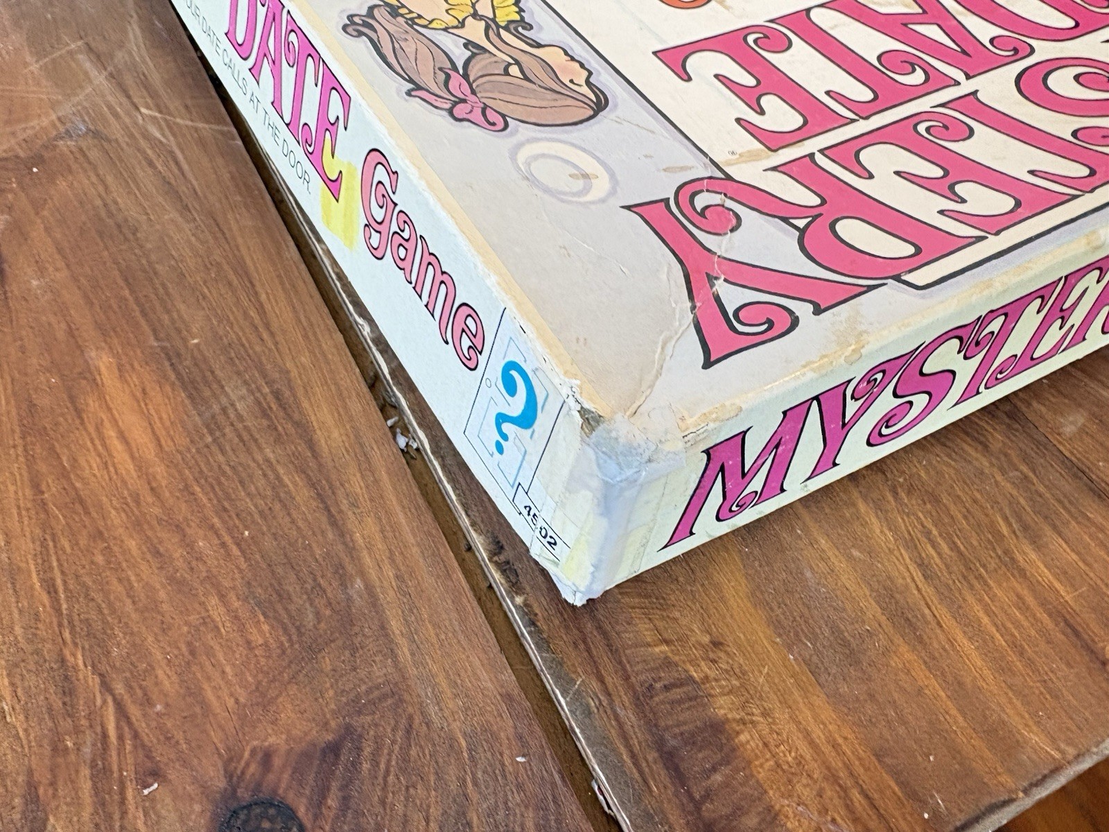 Mystery Date Game (1972 Ed) Box Has Wear 100% Complete