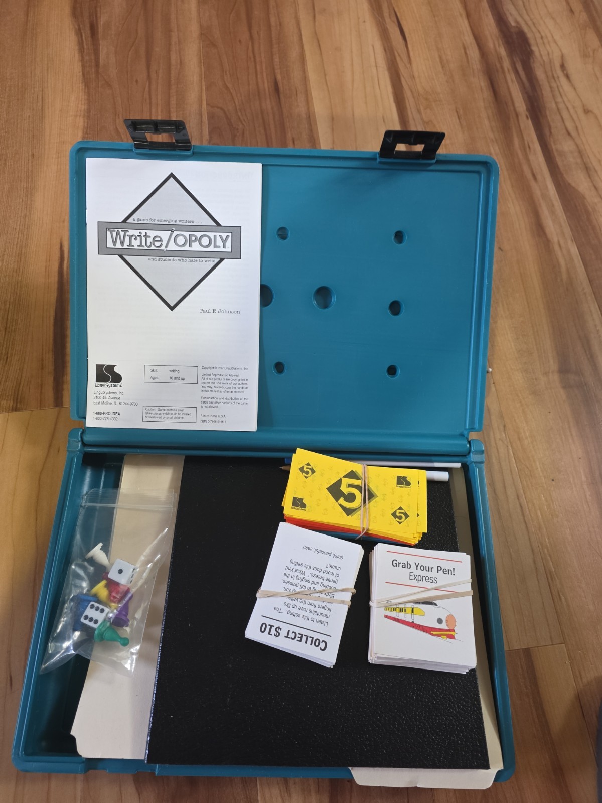 WriteOPOLY Game Creative Writing Board Game Emerging Writers Reluctant Students