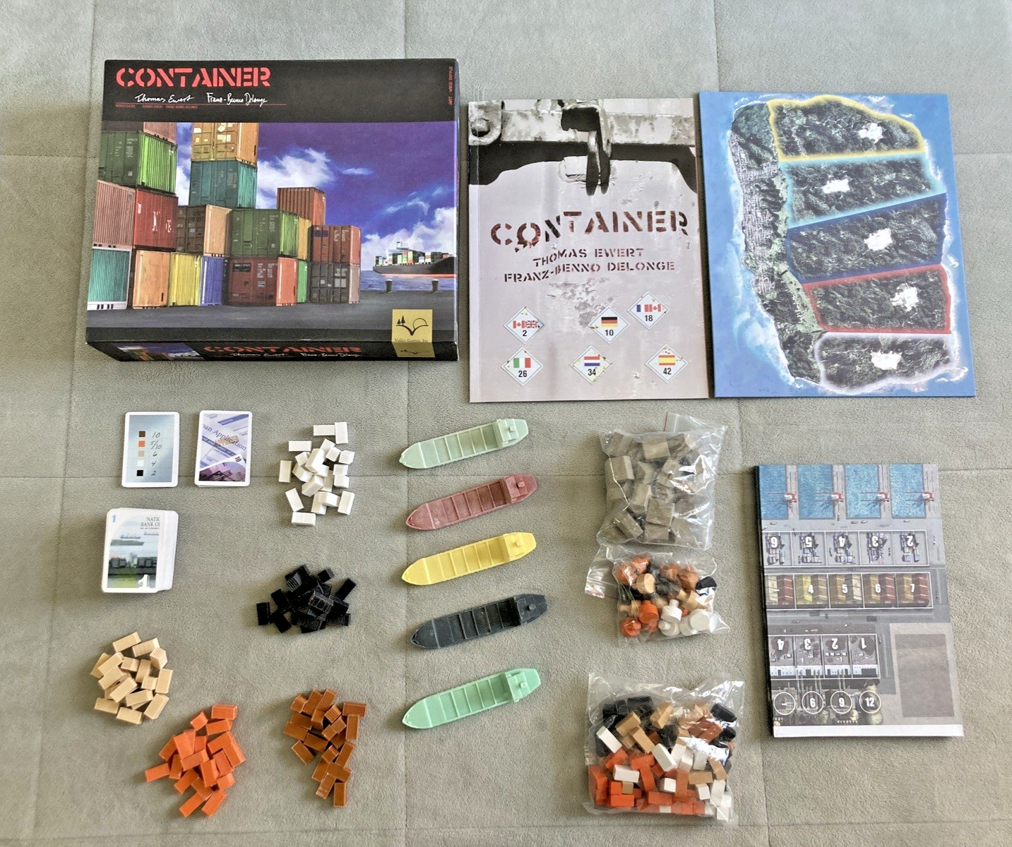 CONTAINER Board Game – Valley Games Edition COMPLETE