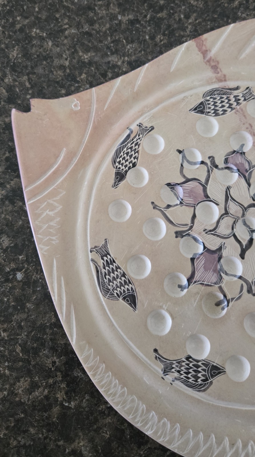 Marble? Fish Shaped Solitaire Marbles Game Board Flawed But Cool