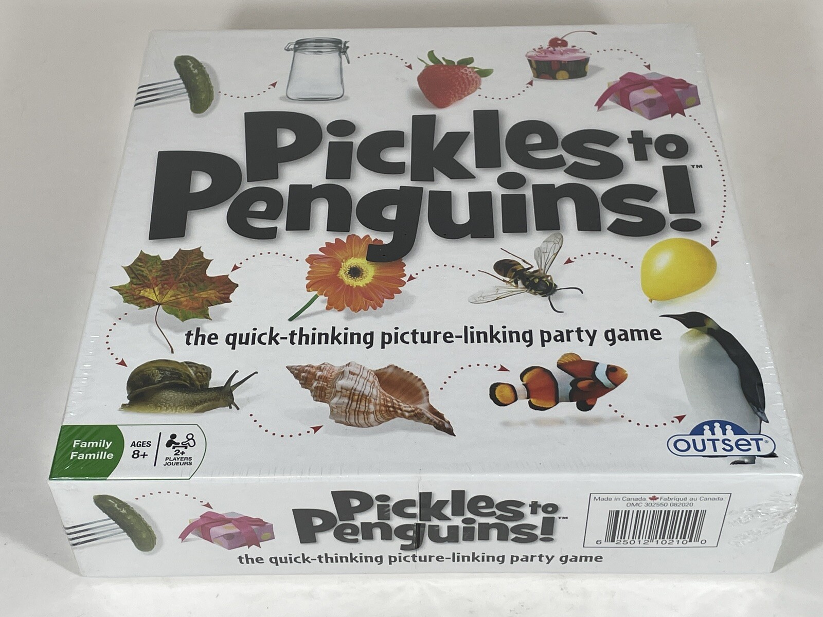 NEW Pickles to Penguins! Game Quick-Thinking Picture-Linking Party Ages 8 & Up