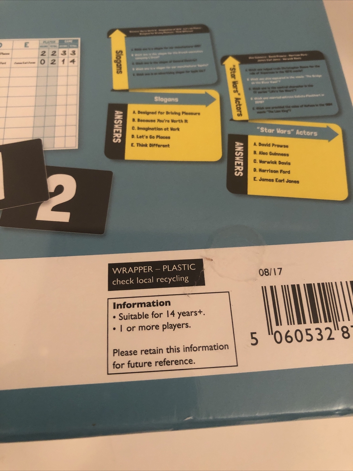 WHICH ONE? Q&A Matching Game by Ginger Fox-Play Solo or With Others-New-Sealed