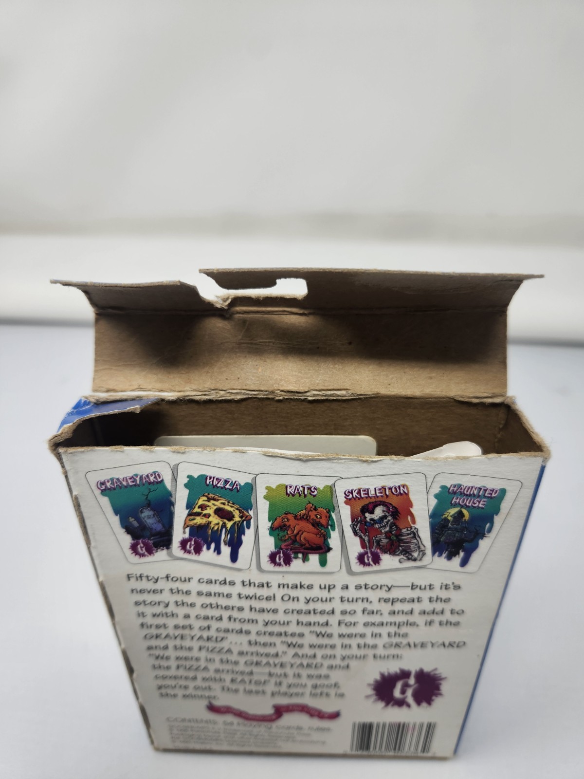 Vintage 1995 Parker Brothers Goosebumps Storytelling Card Game CIB Complete