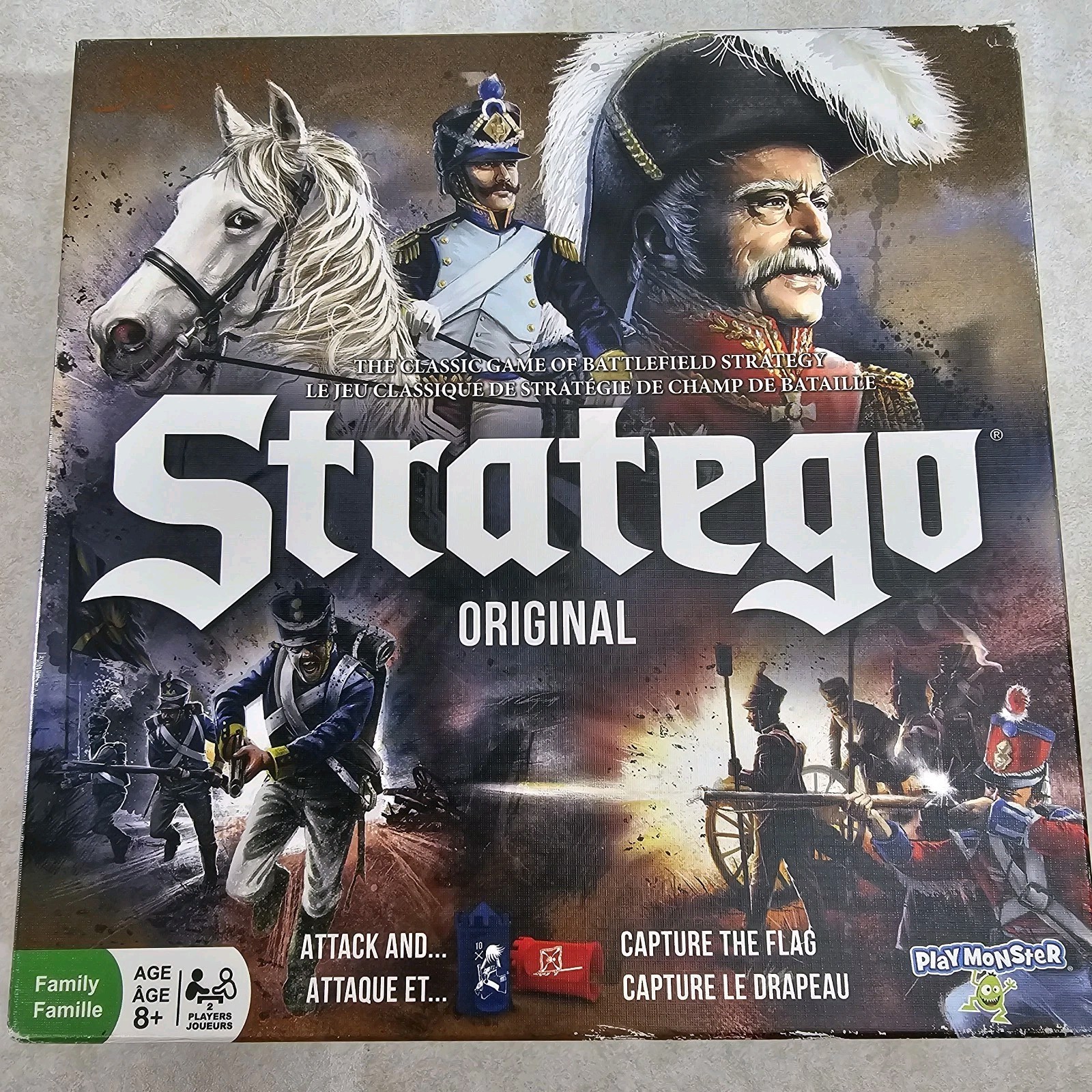 Royal Jumbo Play Monster Stratego The Original2019 Board Game Complete Pre-owned