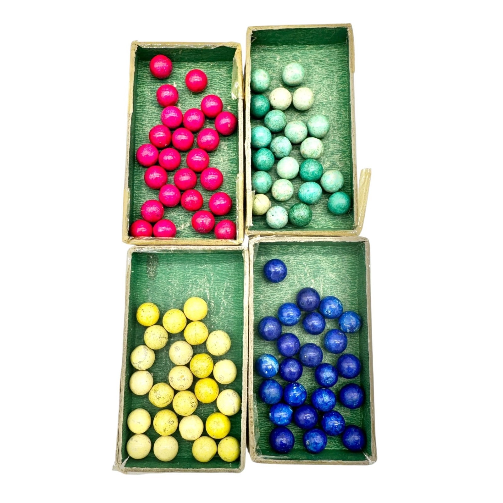 Antique AC Gilbert Meteor Game Set 1920s Board With Colored Marbles Original Box