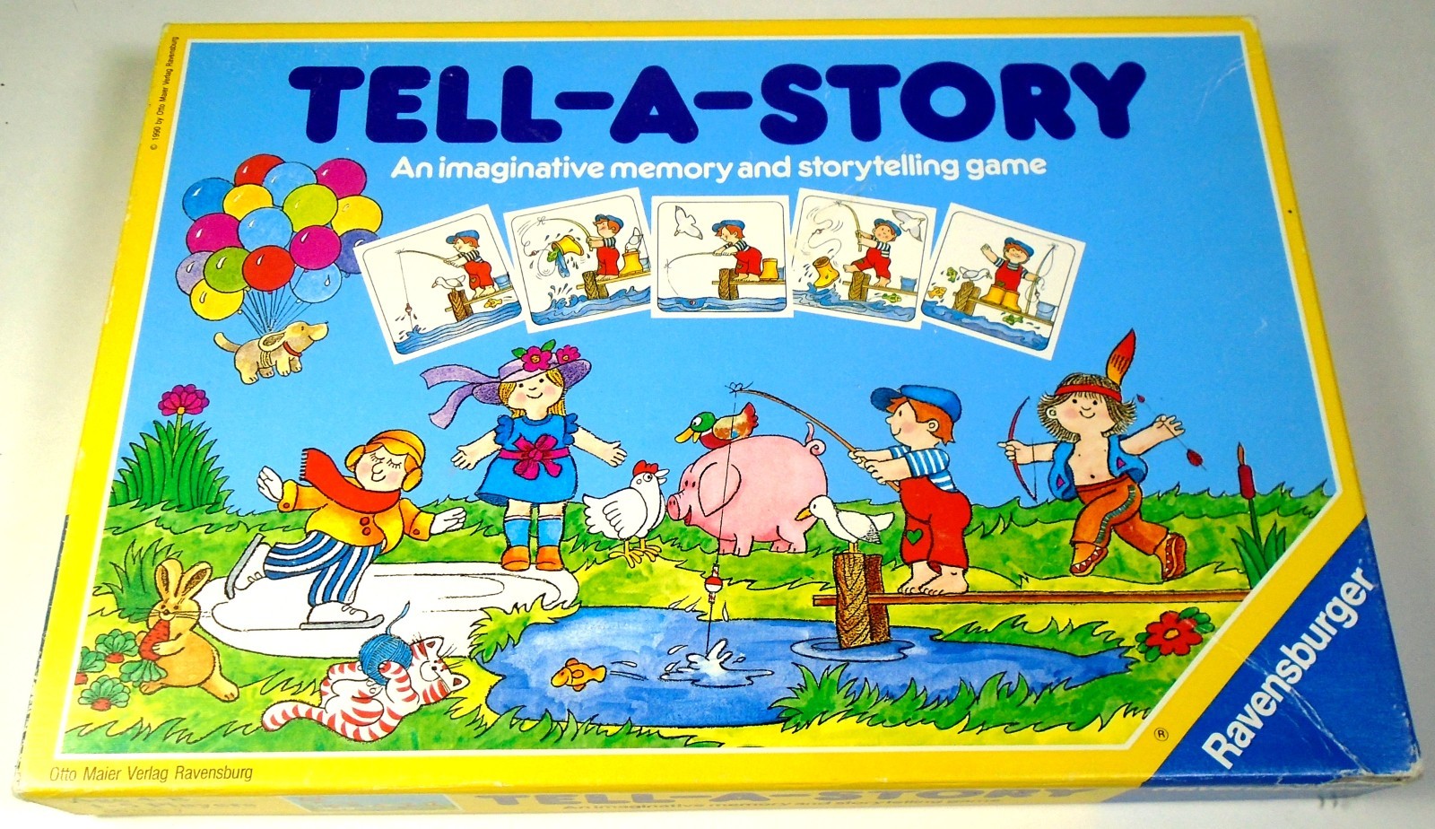 1989 Ravensburger TELL-A-STORY Imaginative Memory & Storytelling Game – Ages 4-8