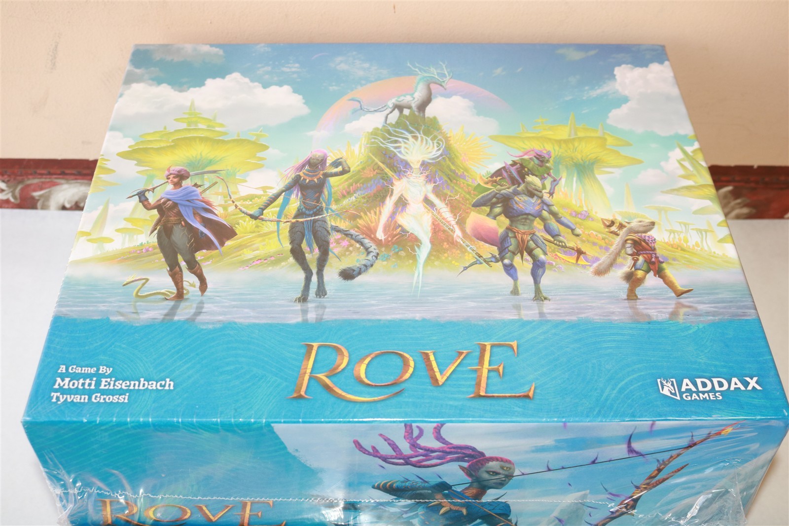 ROVE – Addax Games – Base + Xulc Expansion + Rover Miniatures + Dice NEW/SEALED