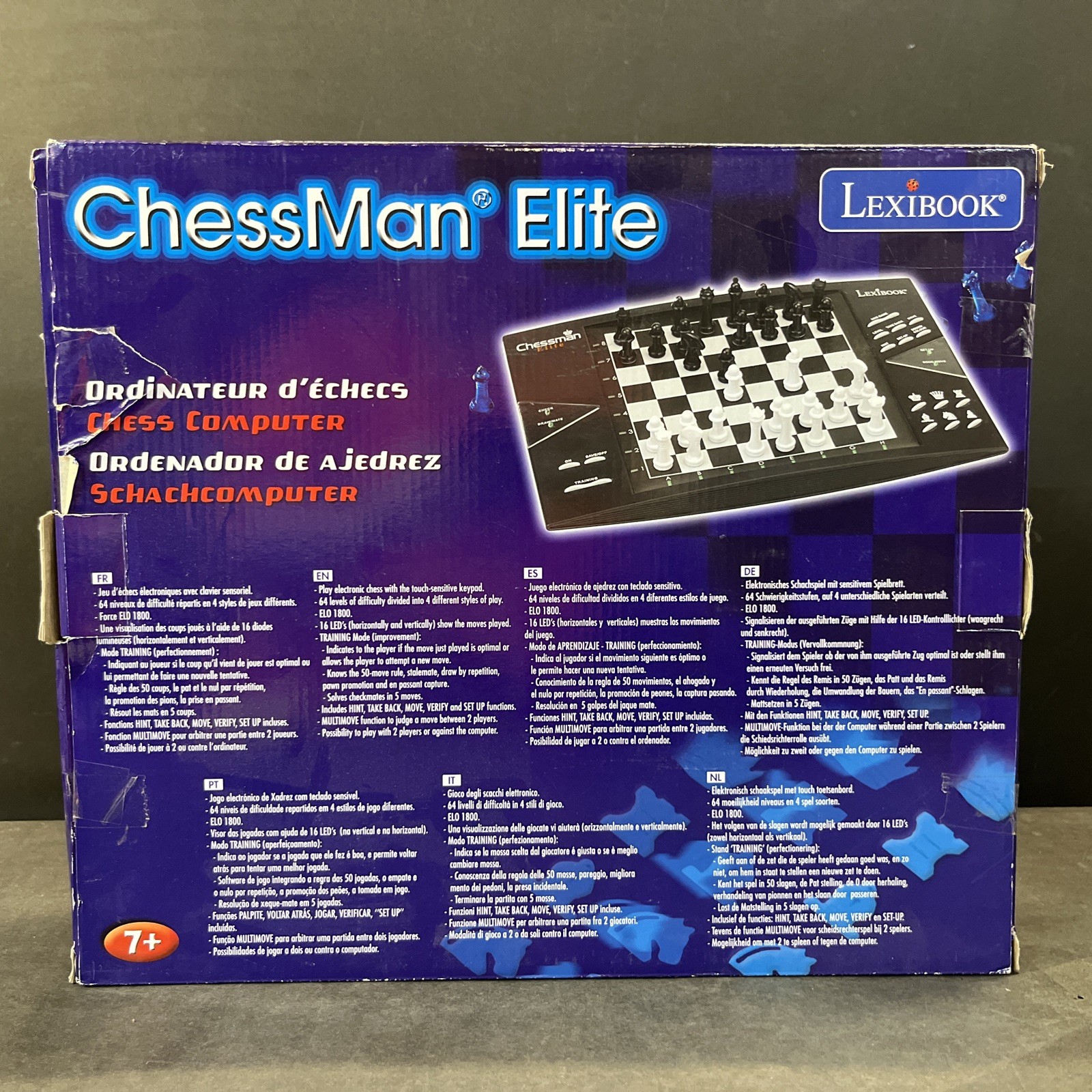 Lexibook, Chessman® Elite, Interactive Electronic Chess Game +, 64 Levels