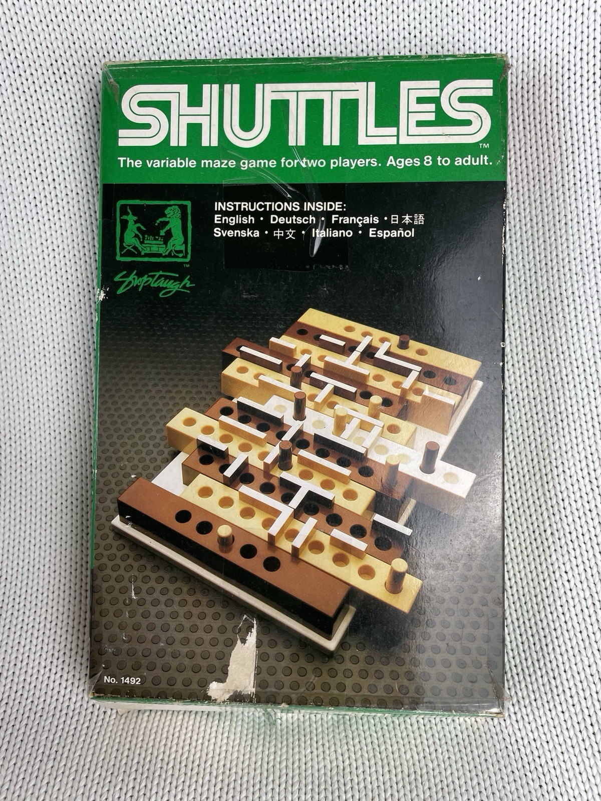 Shuttles Variable Maze Game COMPLETE Shoptaugh No. 1492 Strategy Puzzle 1984