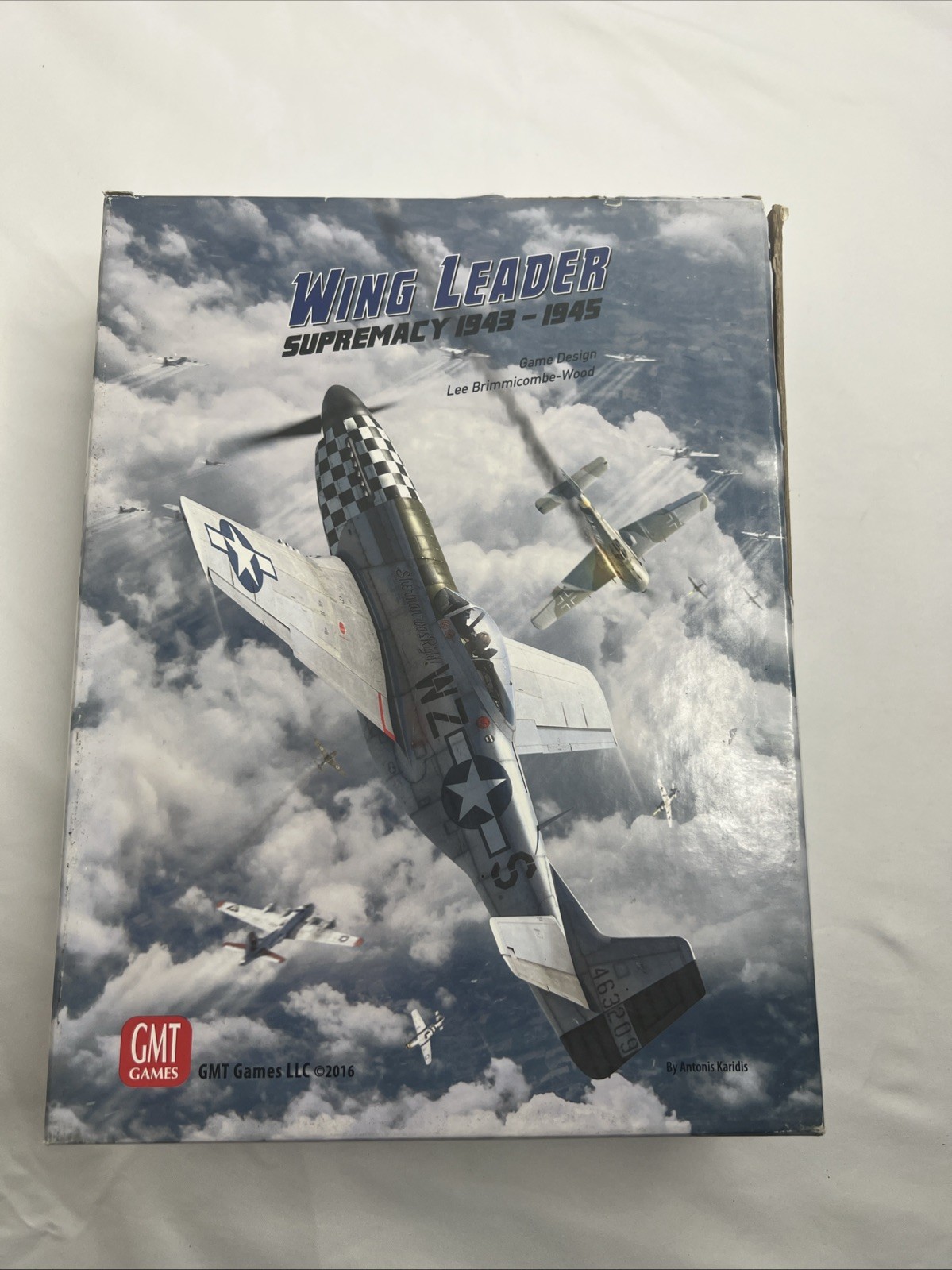 GMT Games Wing Leader Supremacy 1943-1945 Un-punched Damaged Box