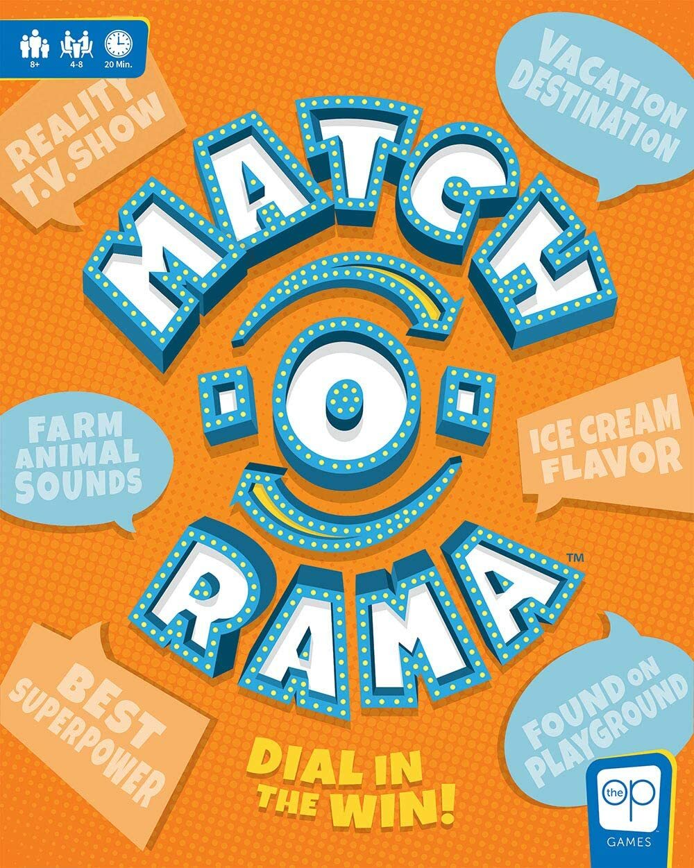 Match-O-Rama Family Board Game Press-Your-Luck Fast Paced Party Game Brand New
