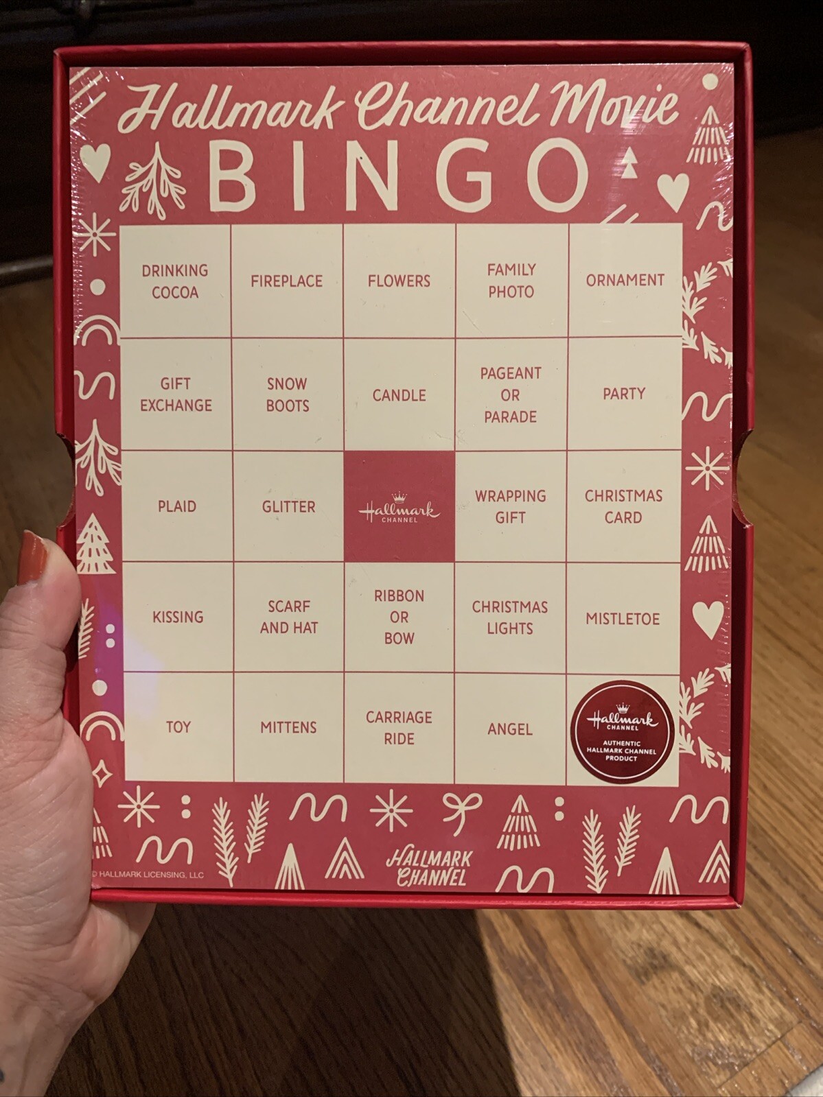 Hallmark Channel Christmas Movie Tear-Off Bingo Game Pad 102 Pages Brand New