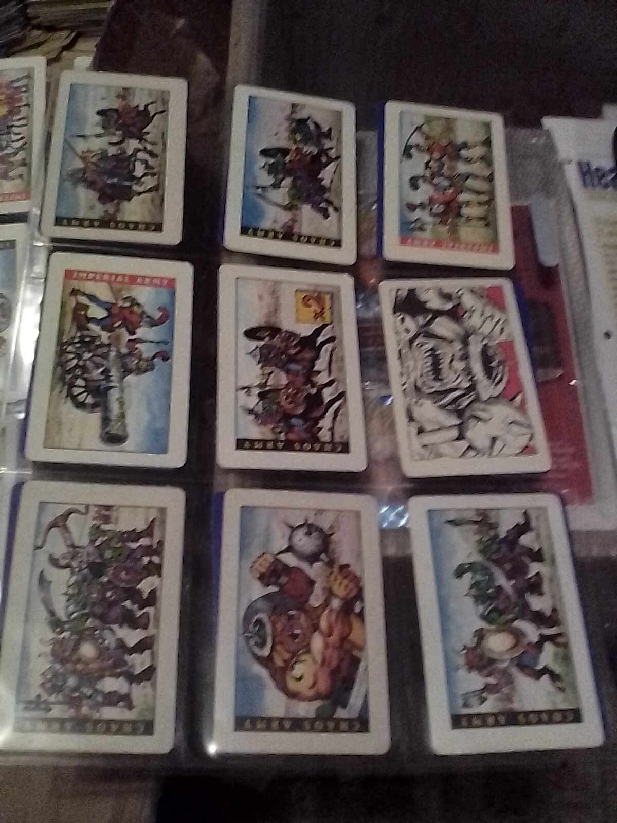 Miscellaneous Battle Masters Movement Cards 1992 MB Board Game(36total)