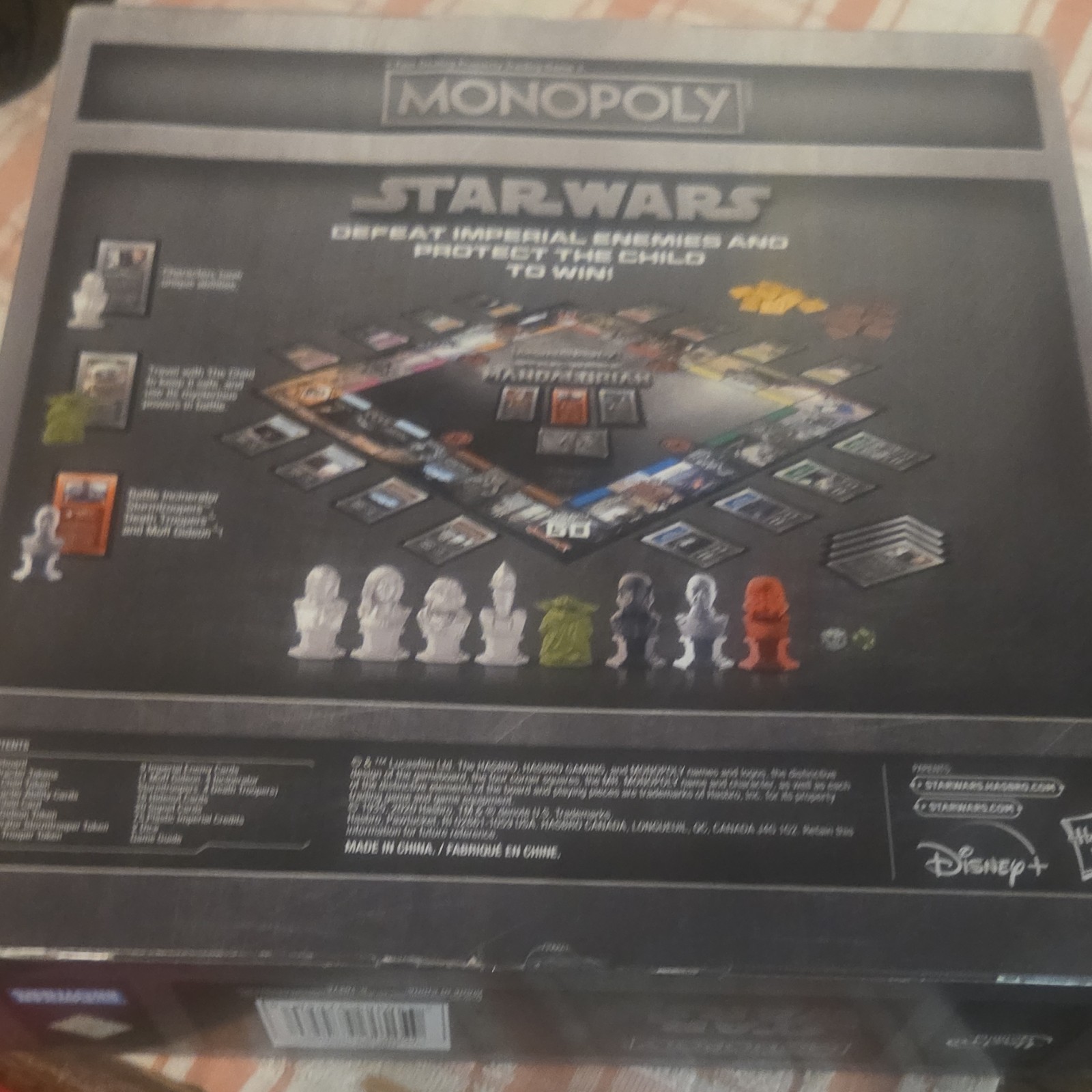 Hasbro Gaming Monopoly Star Wars The Mandalorian Board Game 2-4 Players 8+ F1276