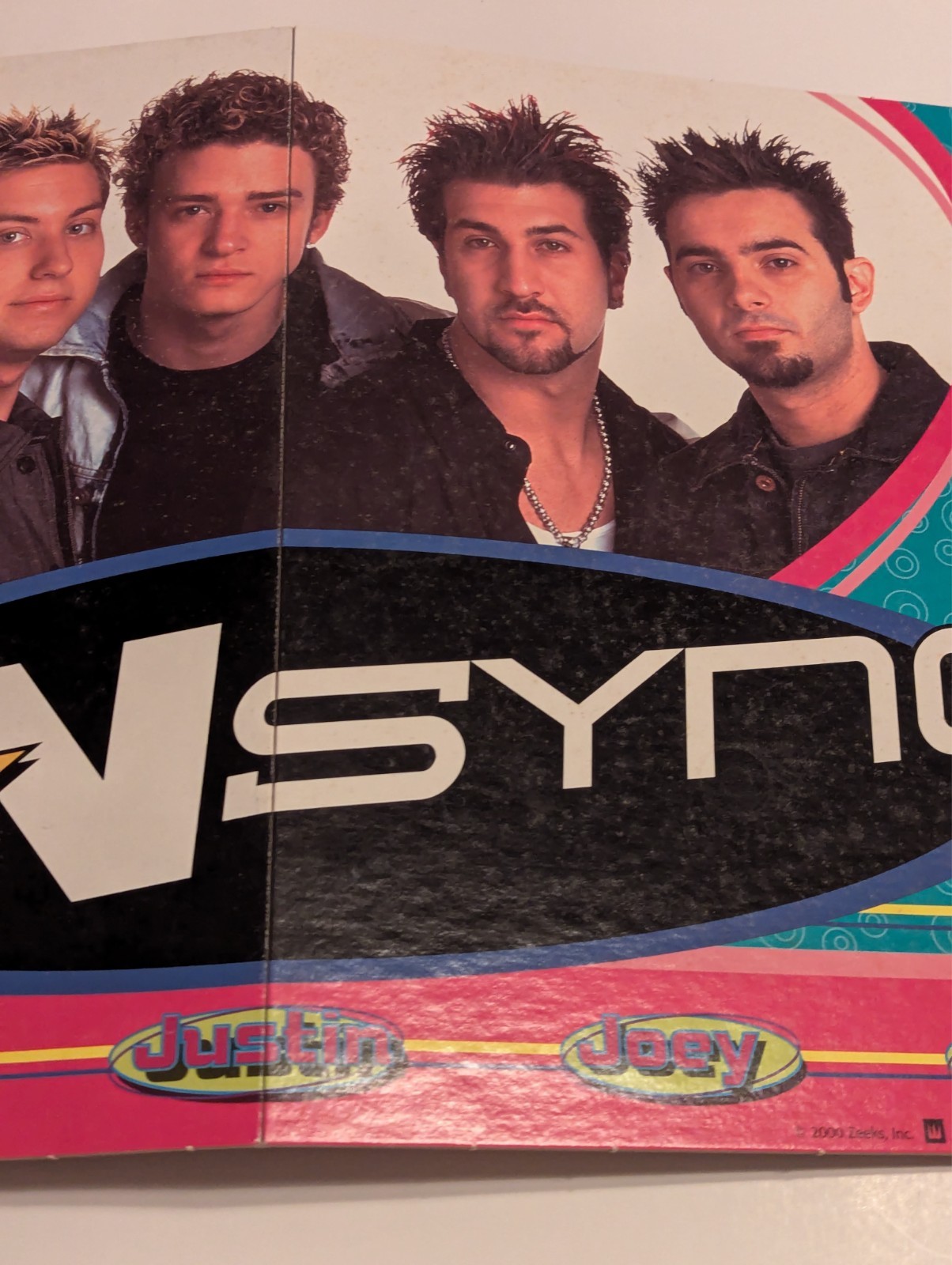 NSYNC Backstage Pass Board Game Patch Games 2000 BOARD ONLY – See Video