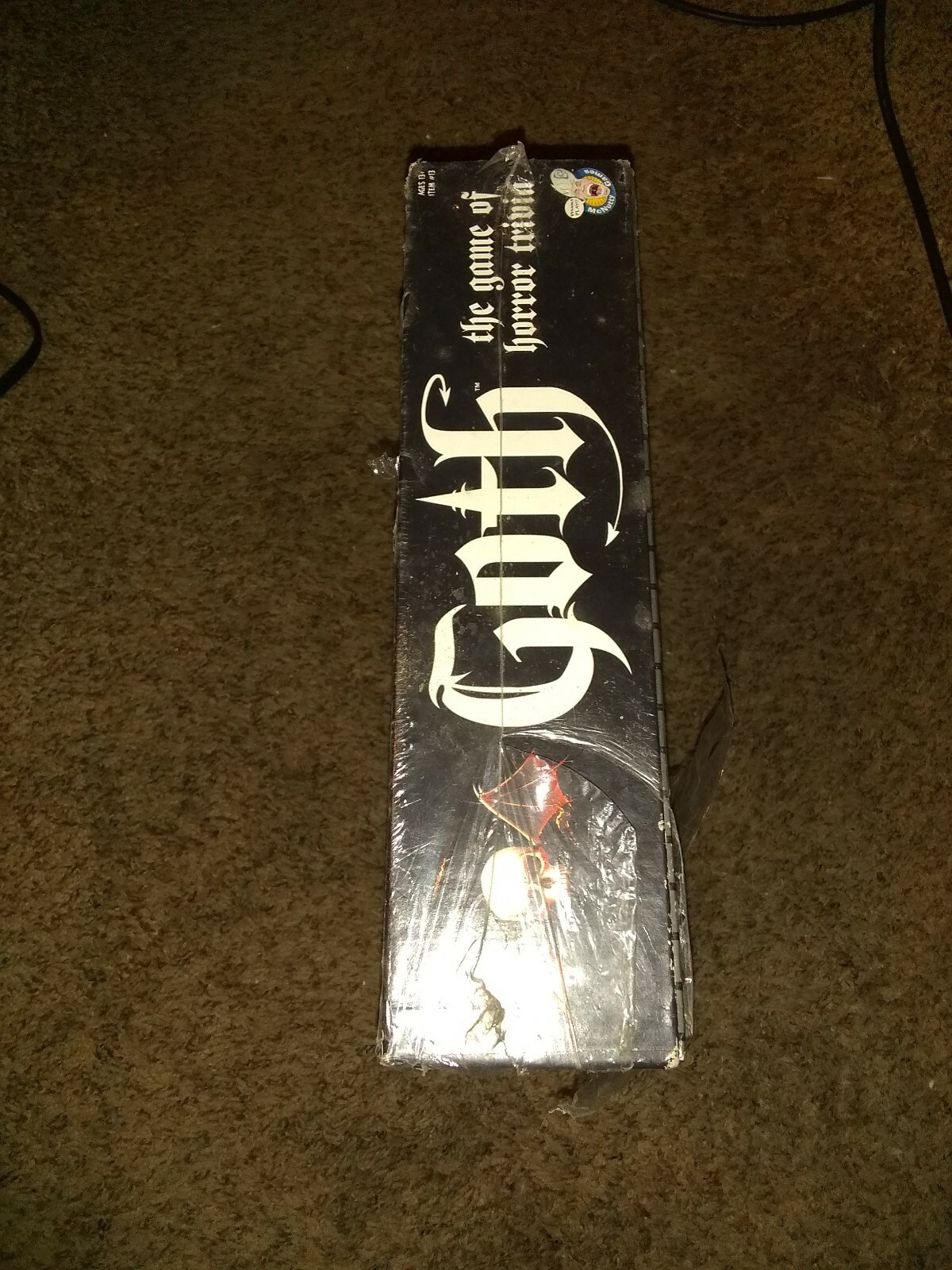 Goth The Game Of Horror Trivia Board Game